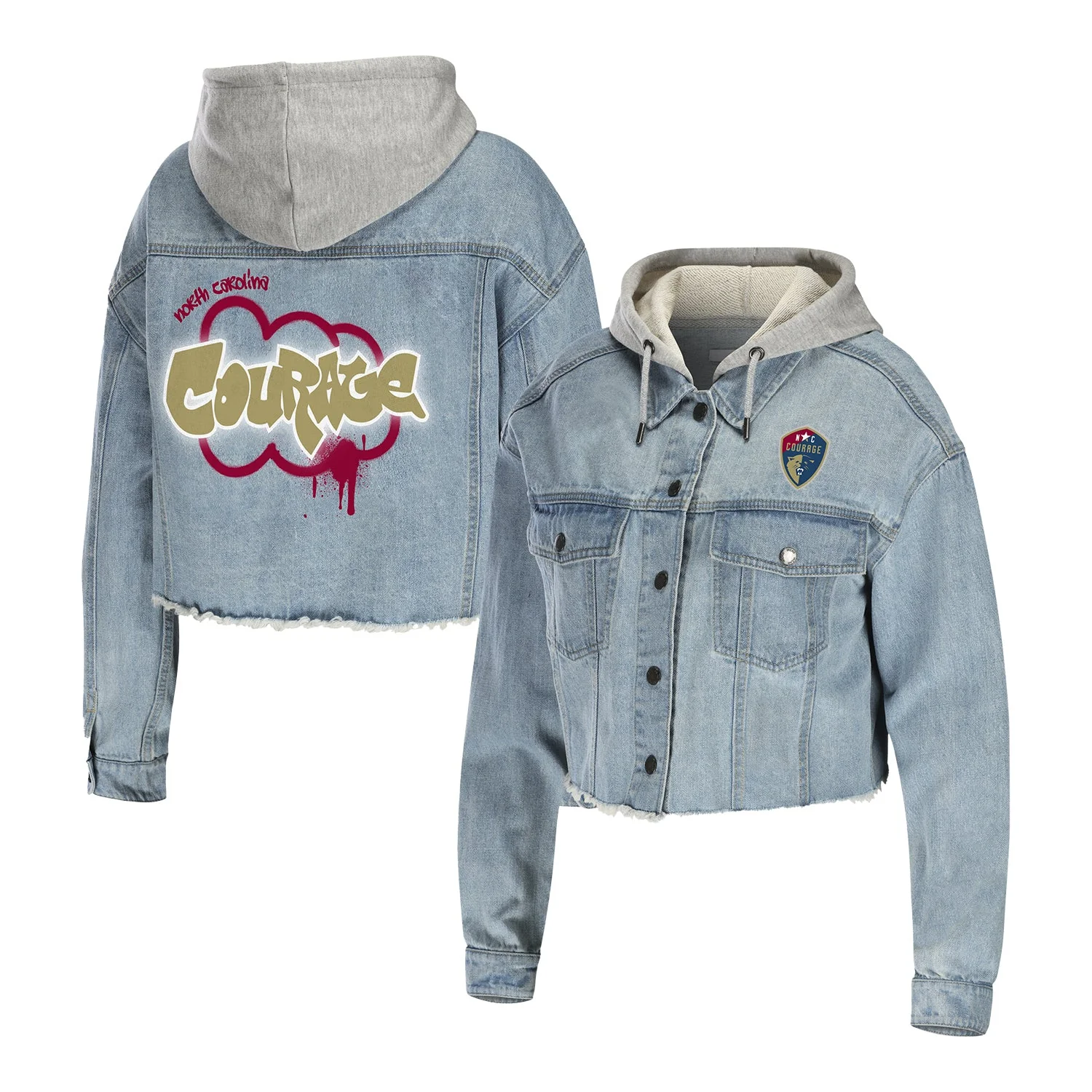 Women's NC Courage WEAR Cropped Denim Jacket