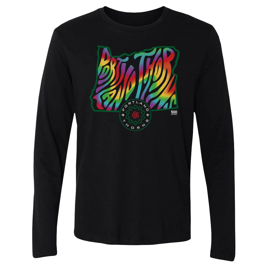 Unisex Portland Thorns FC 2026 Pride Long Sleeve Tee