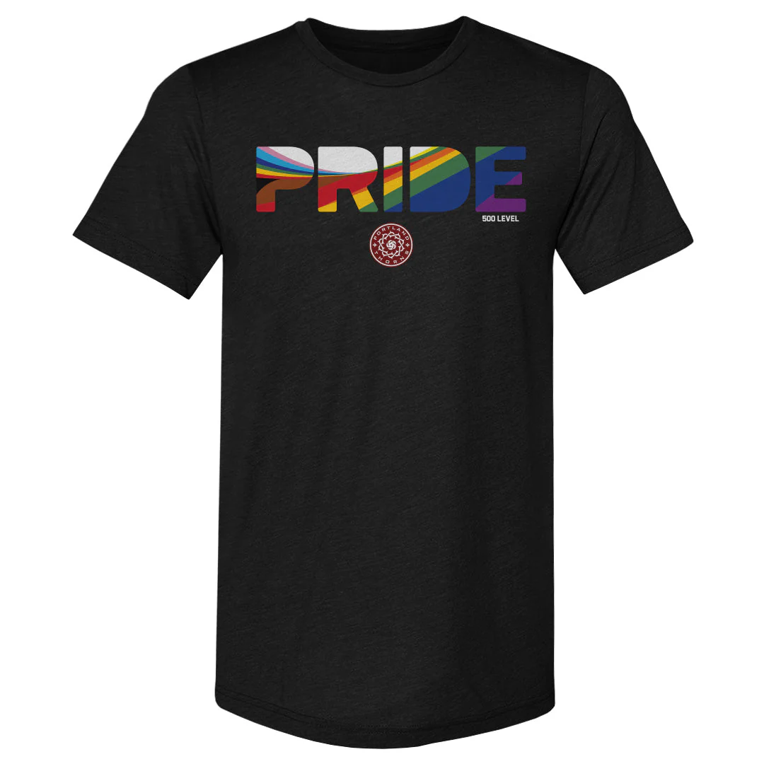 Unisex Portland Thorns 2025 Pride Stripes Premium Tee