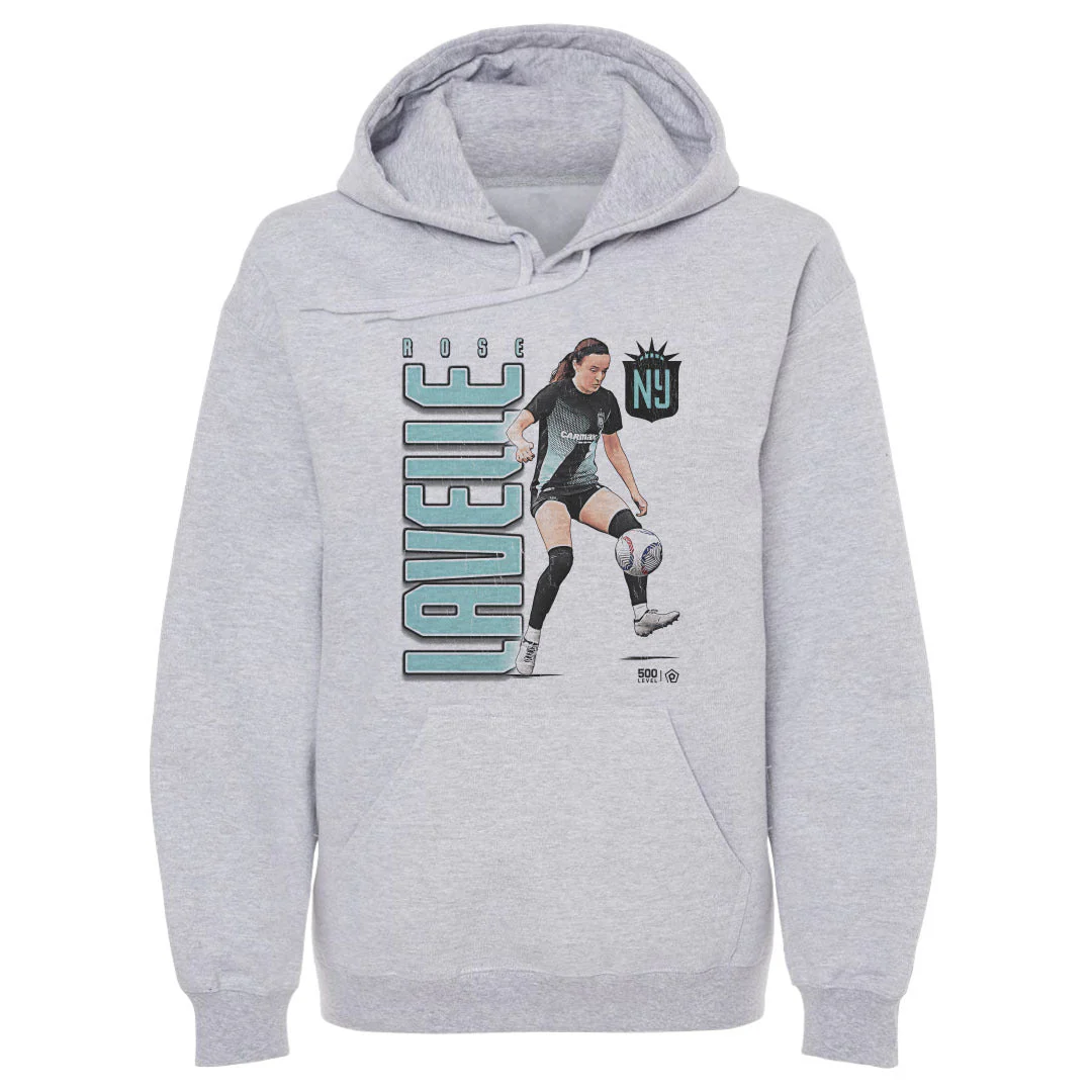 Unisex NJ/NY Gotham FC Rose Lavell Retro Hoodie - Image 2
