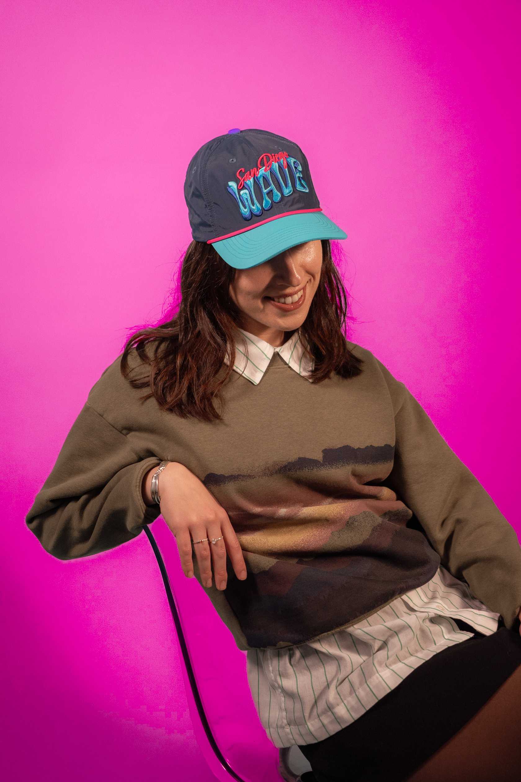 San Diego Wave Sailor Hat - Image 7