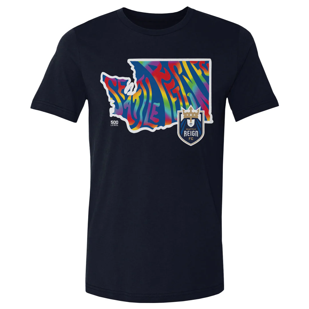 Unisex Seattle Reign FC 2026 Pride Cotton Tee