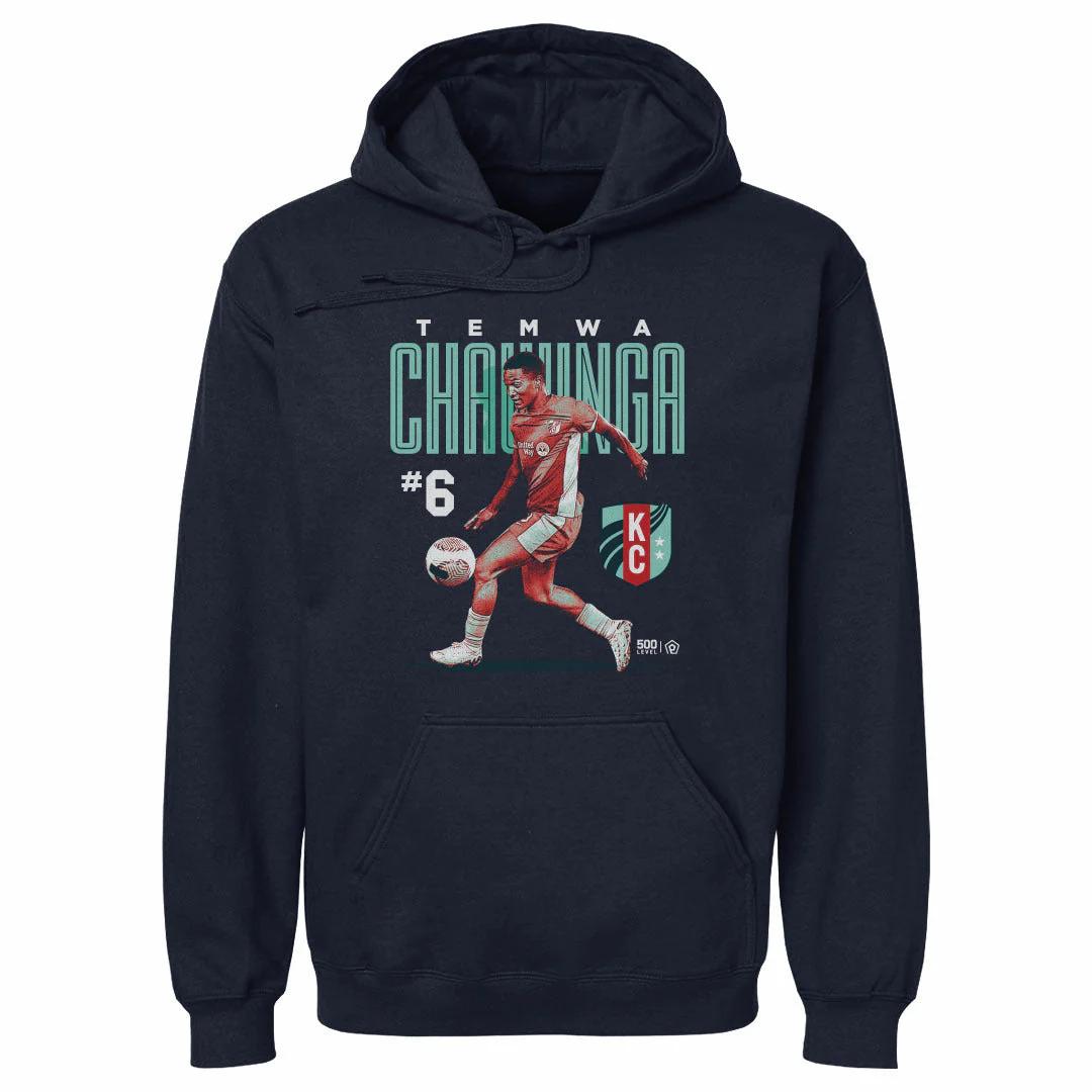 Unisex KC Current Temwa Chawinga Bitmap Hoodie - Image 2