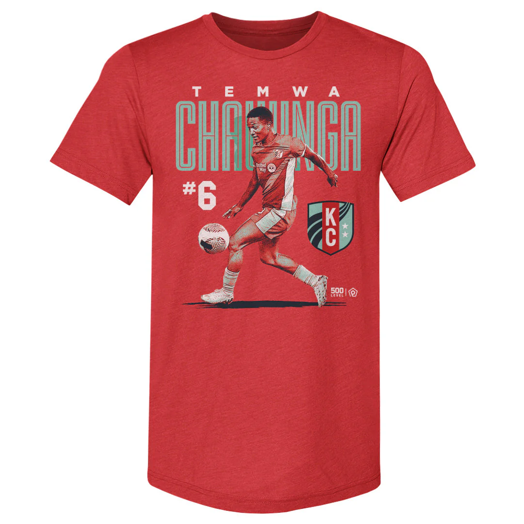 Unisex KC Current Temwa Chawinga Bitmap Premium Tee - Image 2