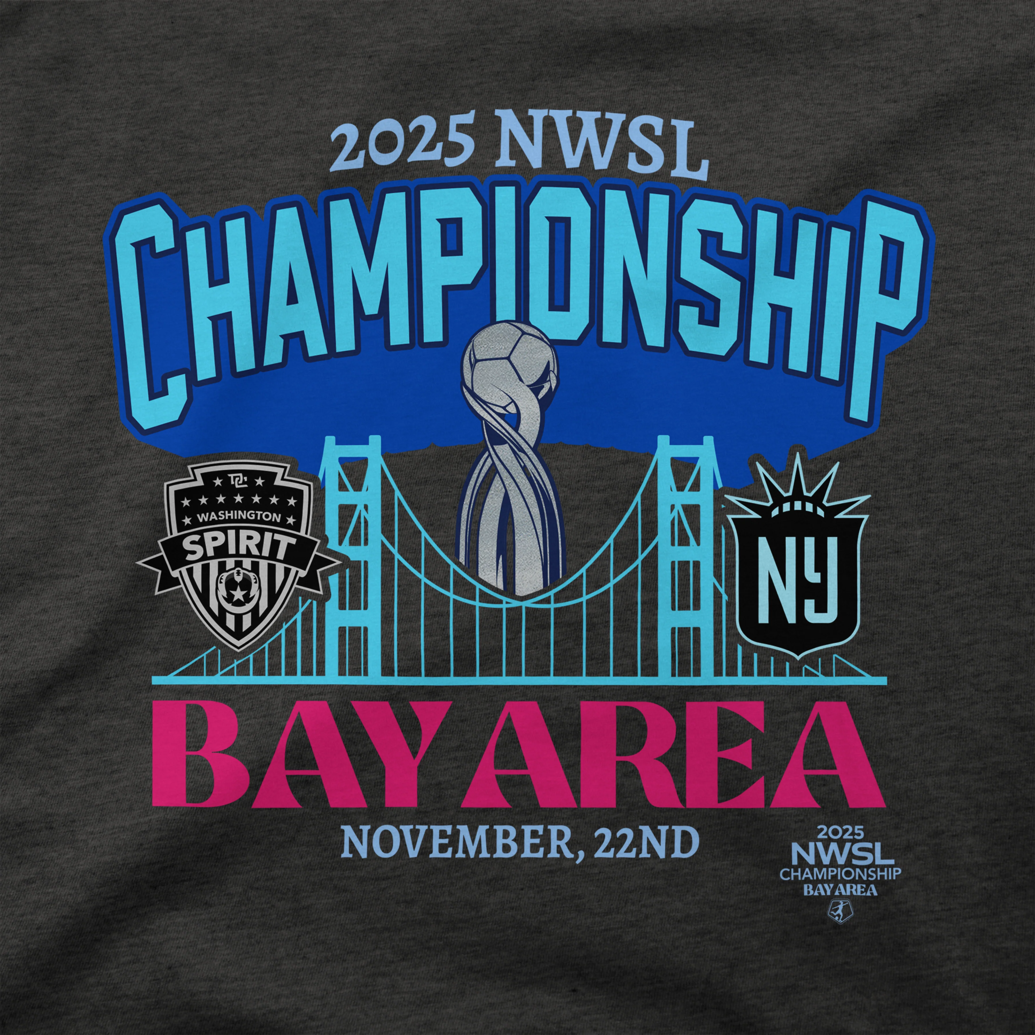 Unisex 2025 NWSL Championship Match-Up Long Sleeve Tee - Image 2