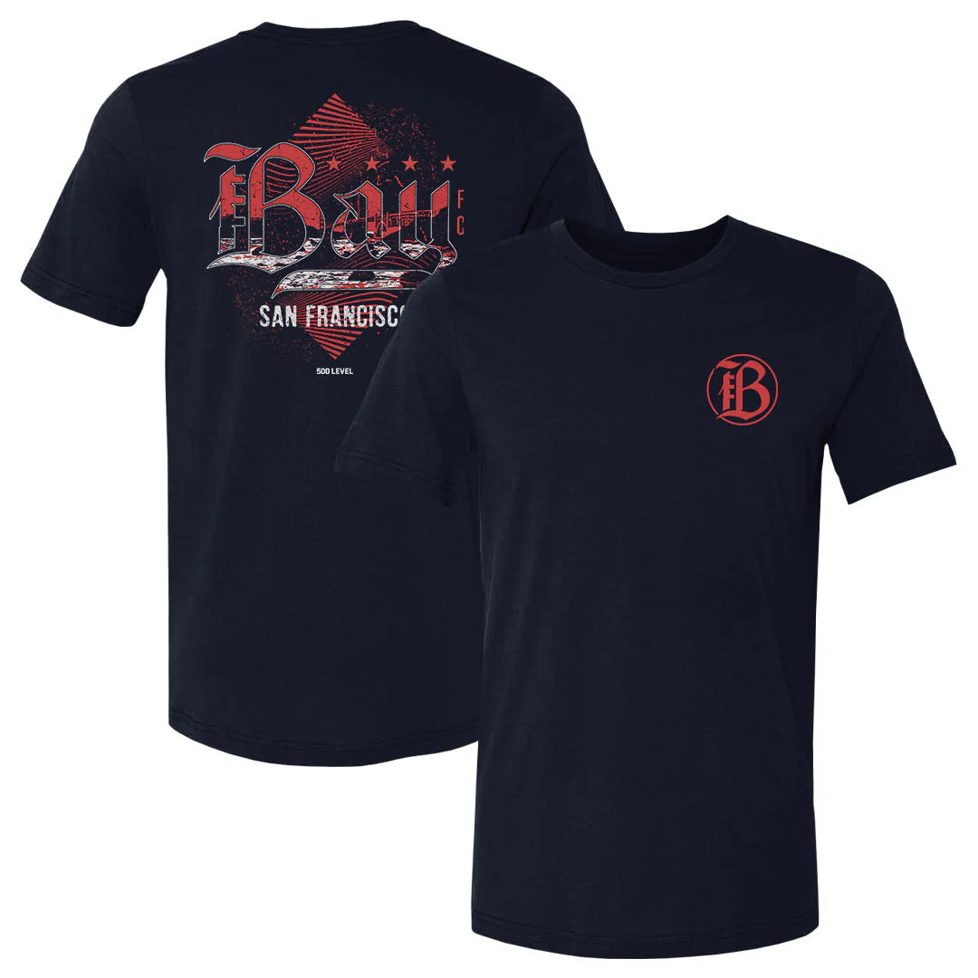 Unisex Bay FC Navy Hometown Tee