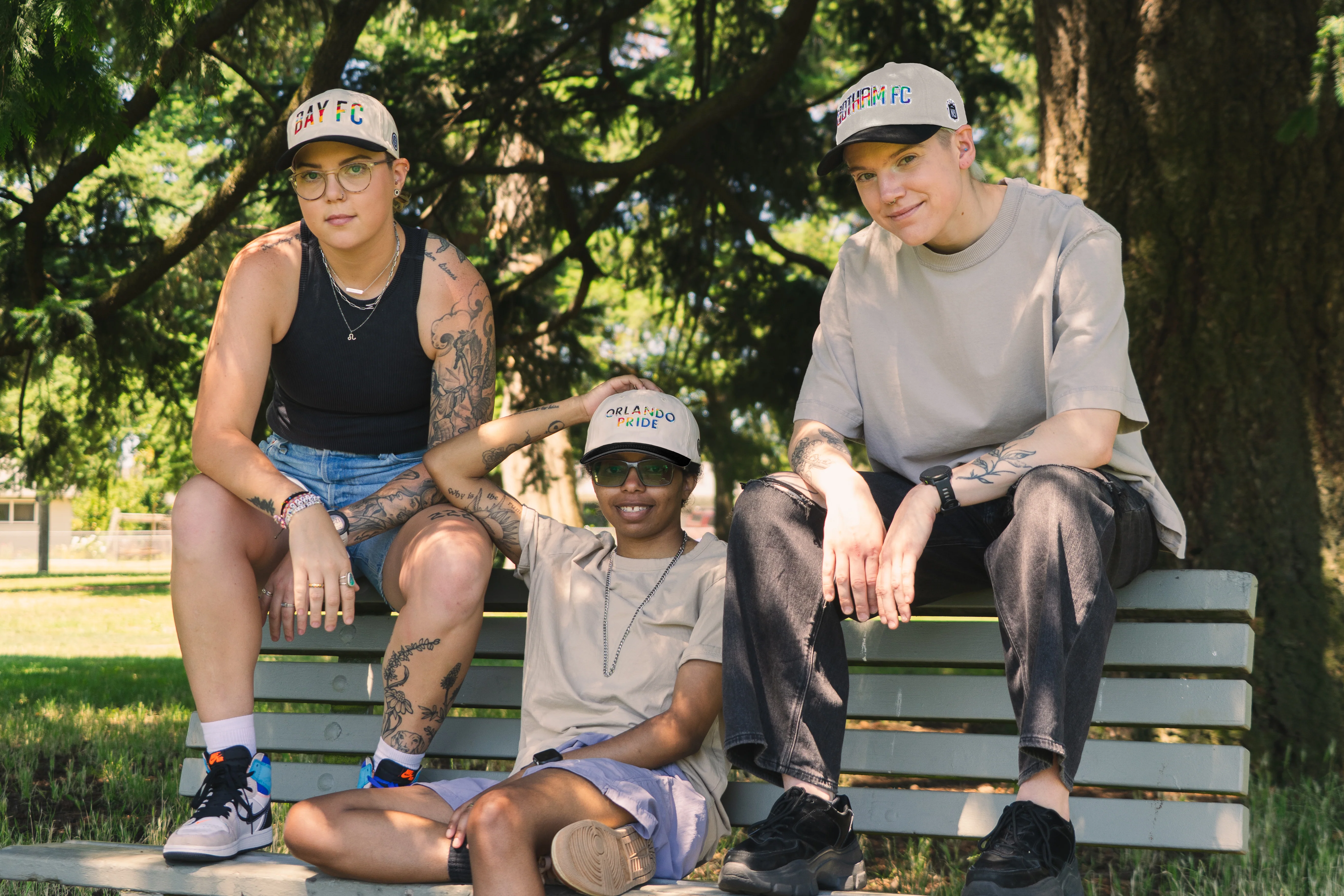 Unisex Bay FC Two-Toned Pride Hat - Image 5