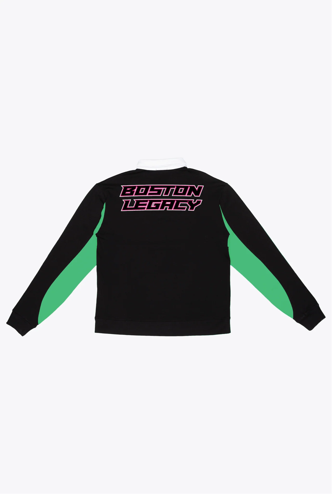 Unisex Boston Legacy FC Oversized Long Sleeve Rugby Sweater - Image 2