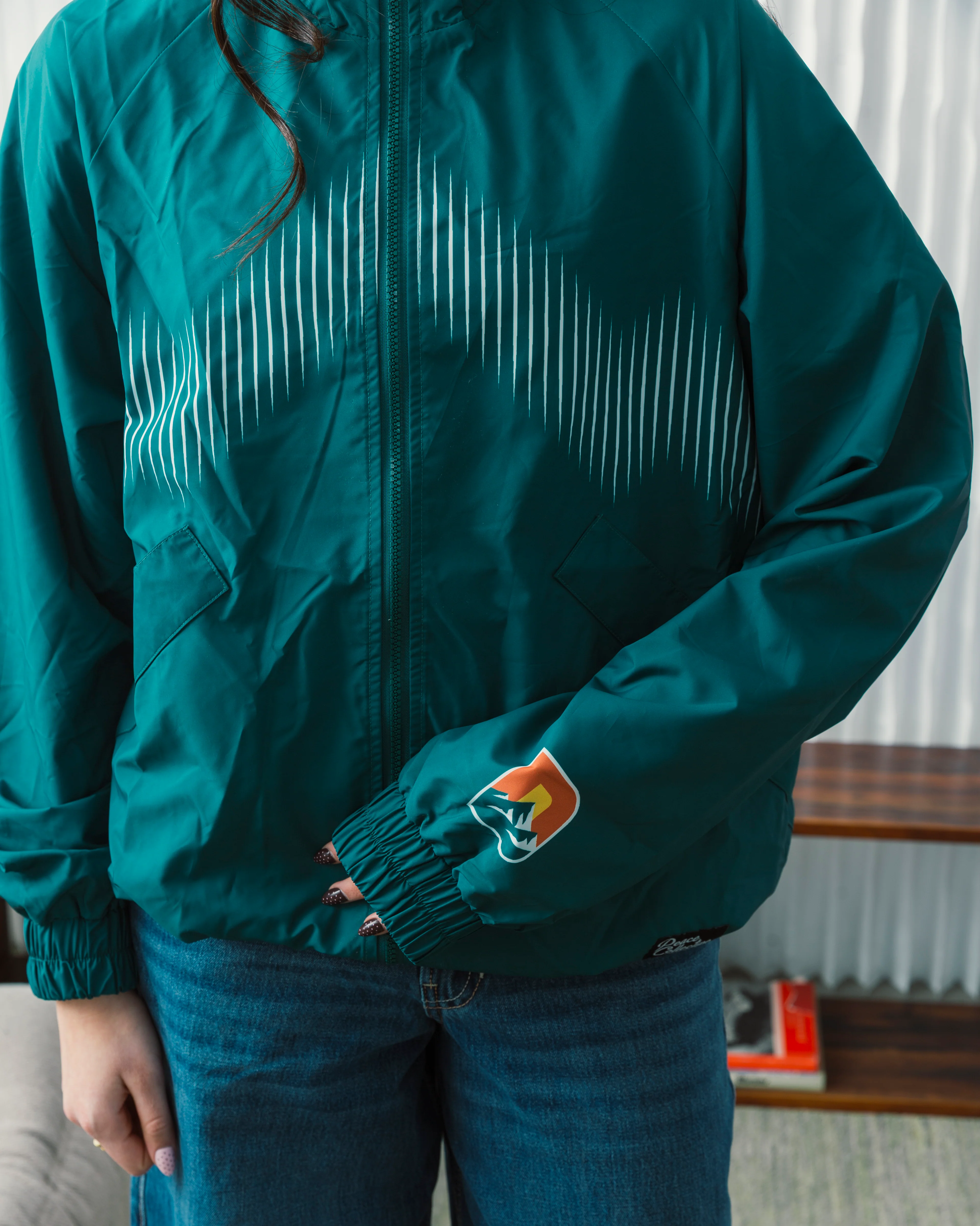 Unisex Denver Summit FC Emblem Nylon Jacket - Image 3