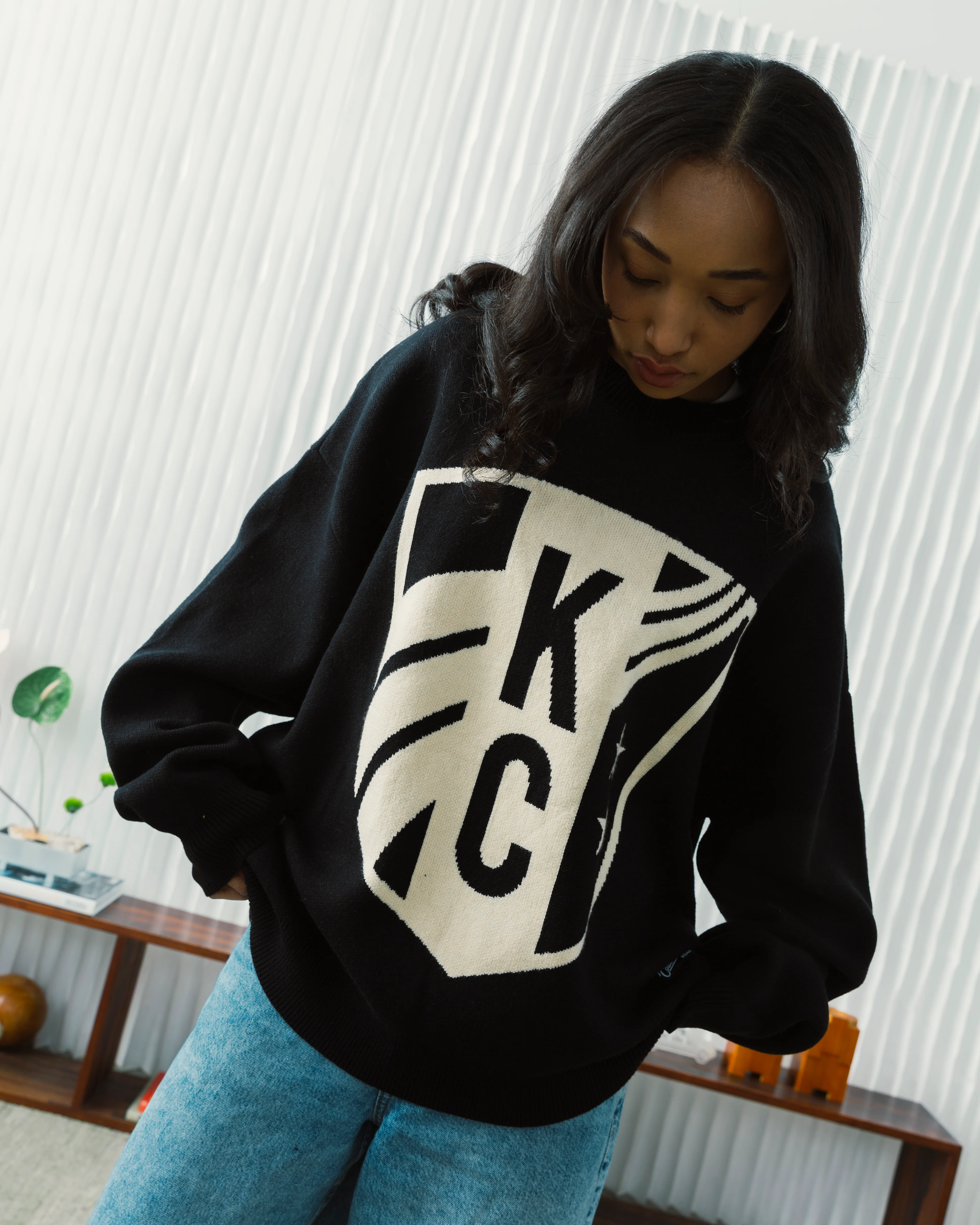 Unisex KC Current Essentials Knit Sweater - Image 3