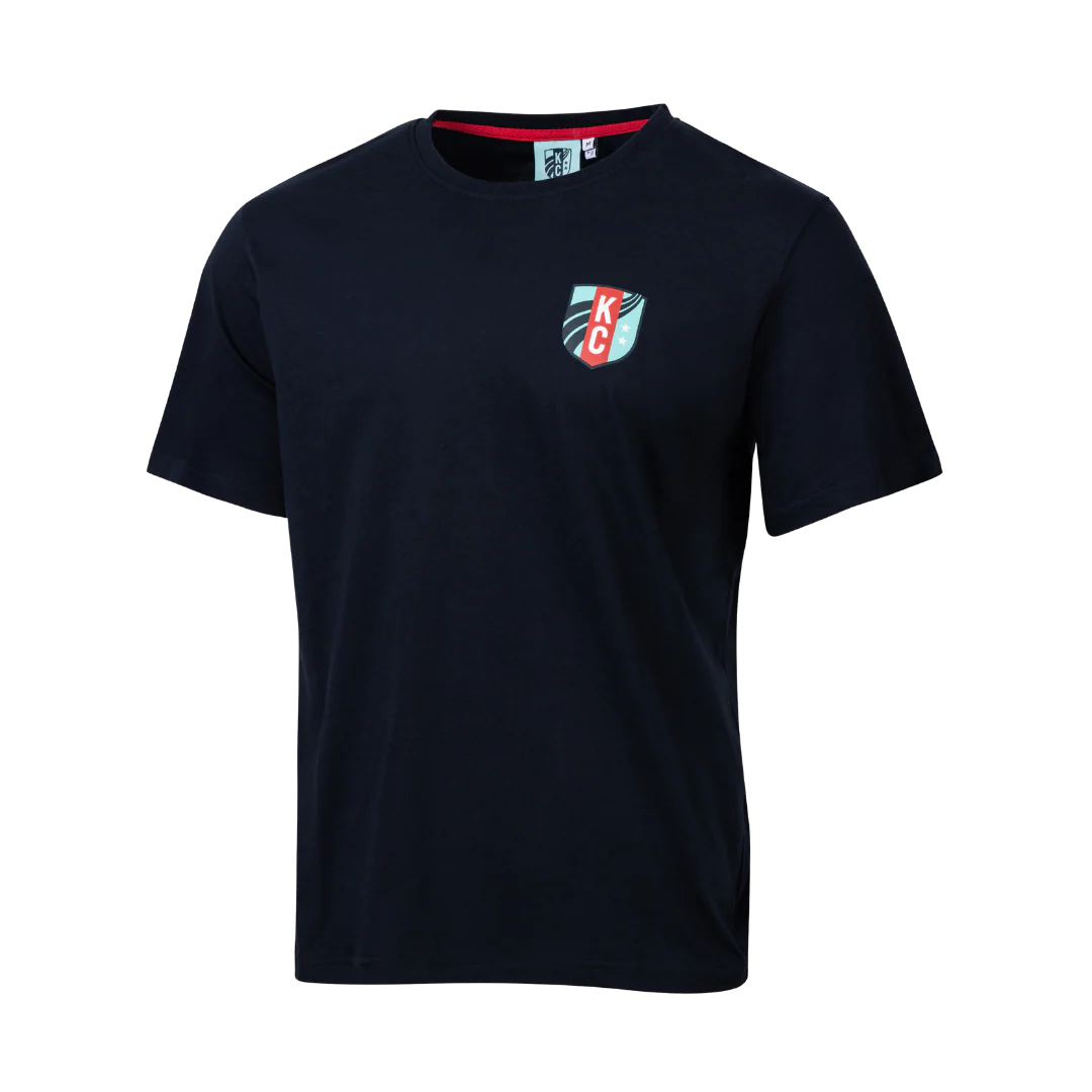 Unisex KC Current Navy Scripted Tee - Image 2