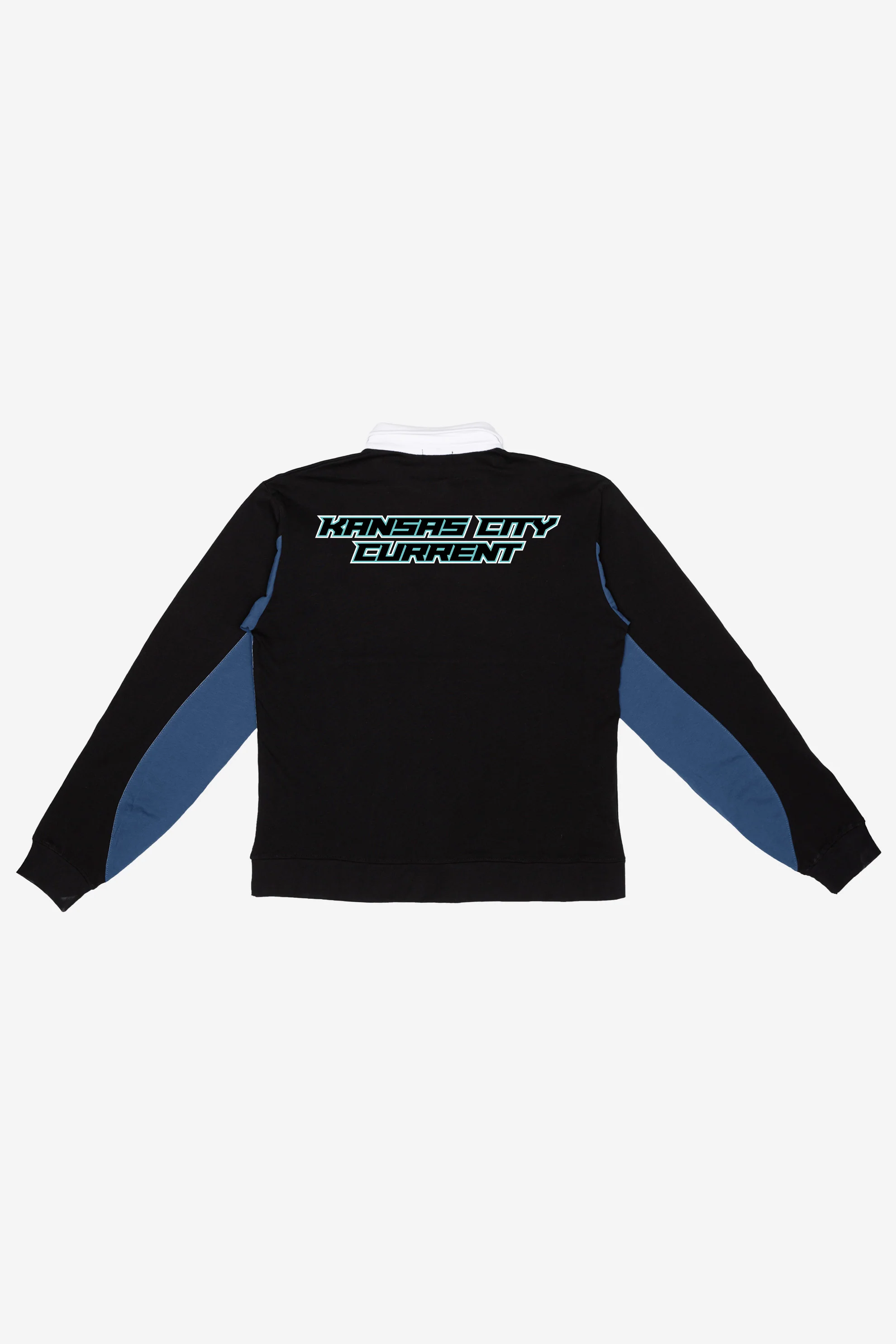 Unisex KC Current Oversized Long Sleeve Rugby Sweater - Image 2