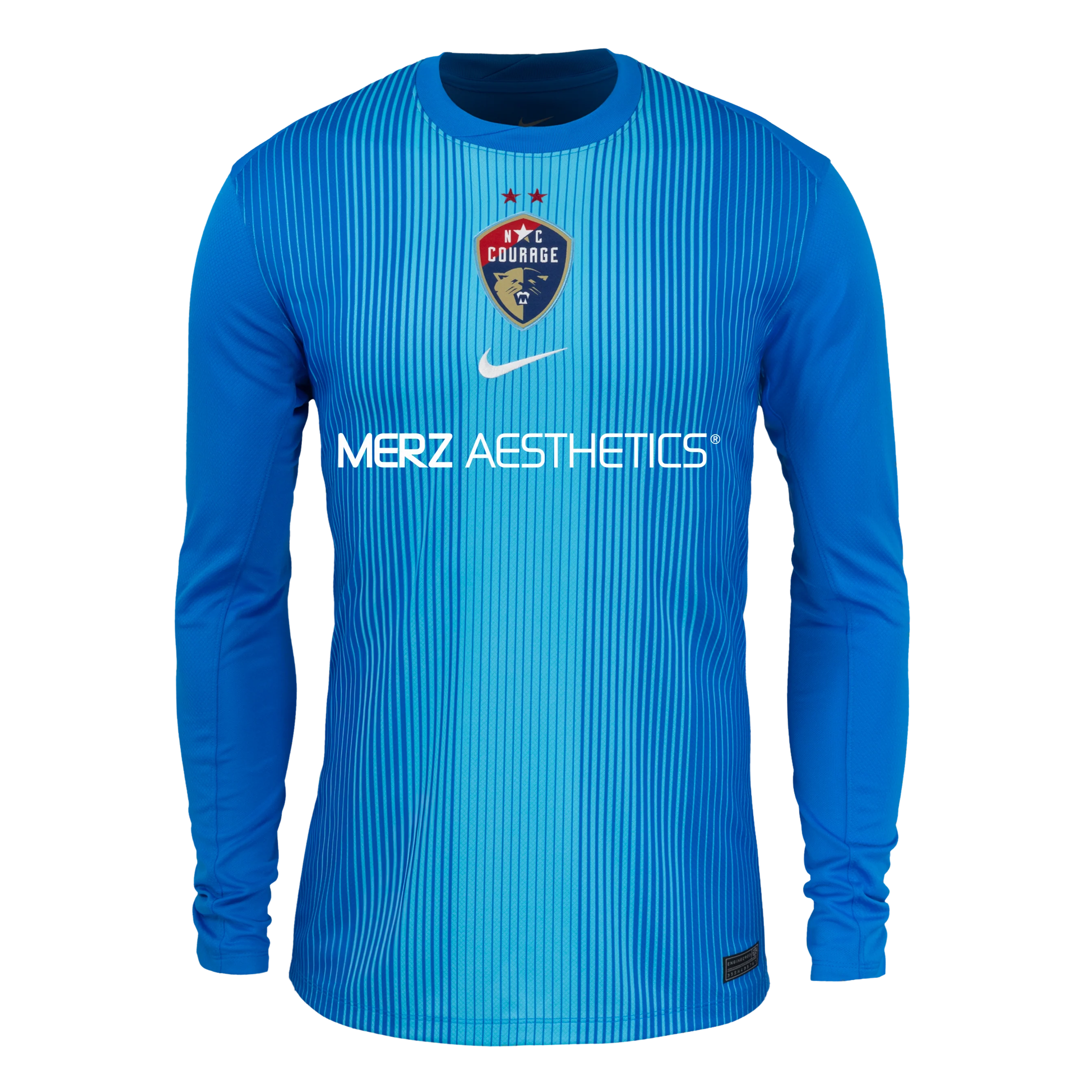 Unisex NC Courage Nike Blue 2025 Replica Goalkeeper Jersey