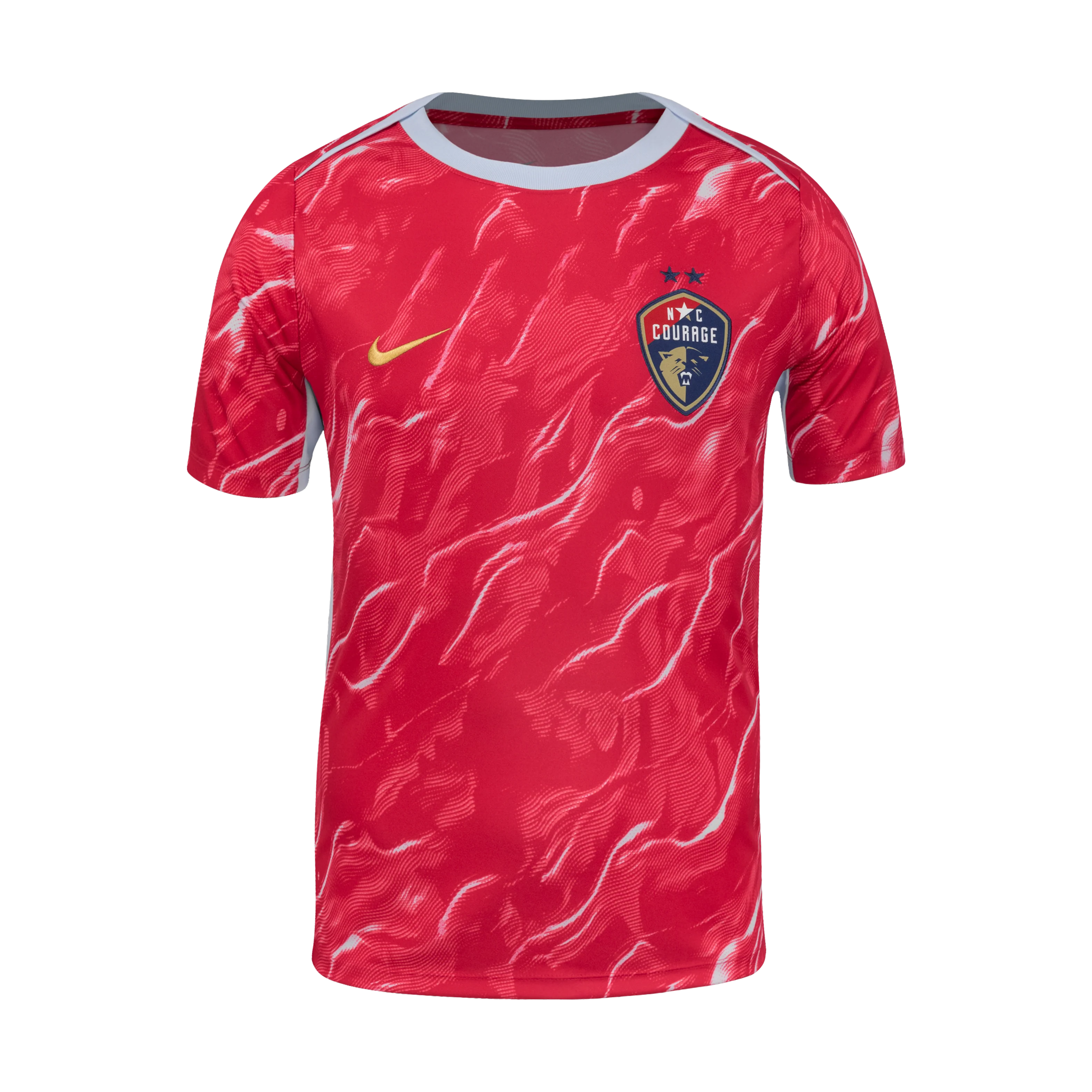 Unisex NC Courage Nike Red 2025 Pre-Match Top