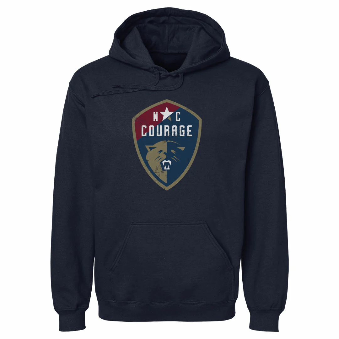 Unisex NC Courage Vintage Primary Logo Hoodie - Image 2