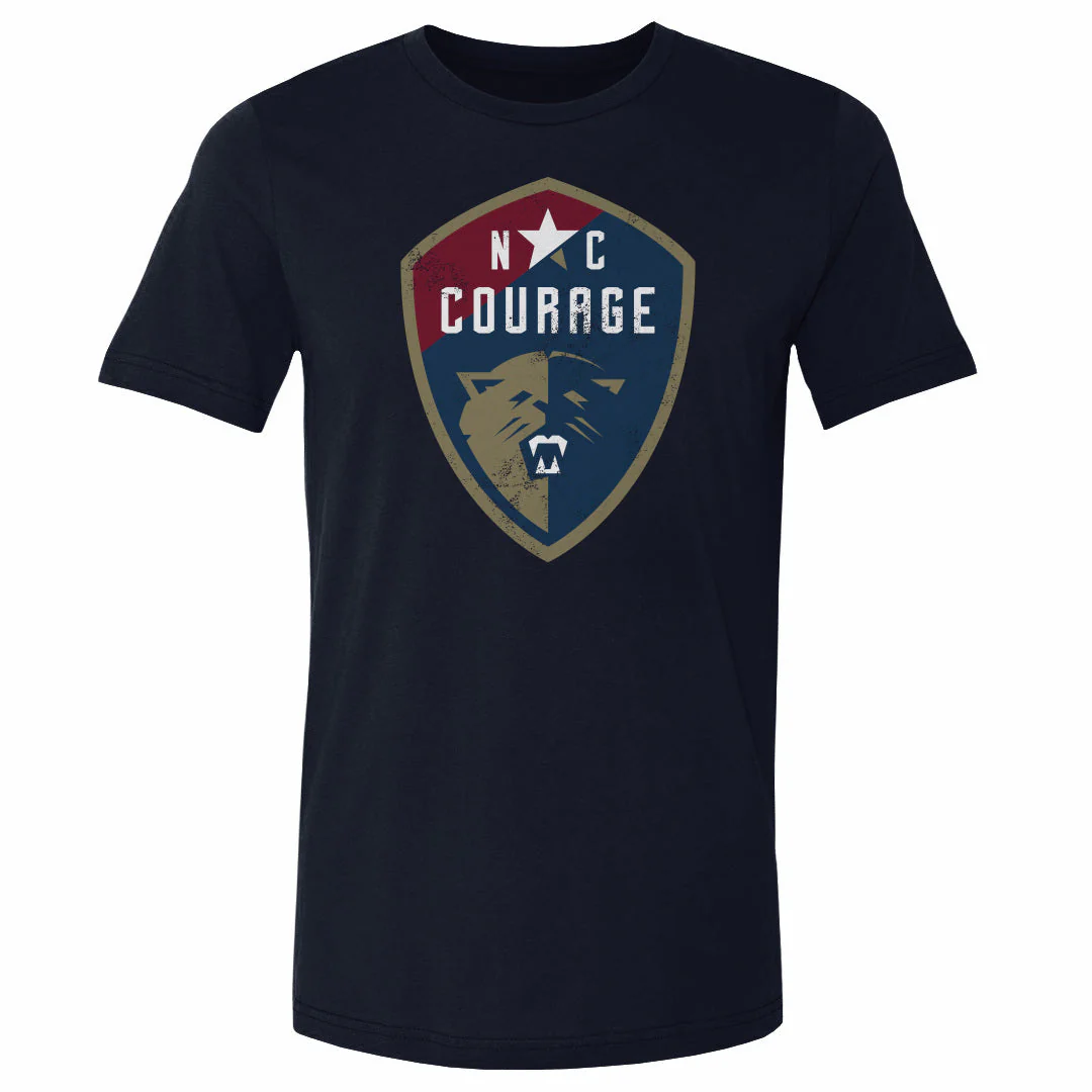 Unisex NC Courage Vintage Primary Logo Tee