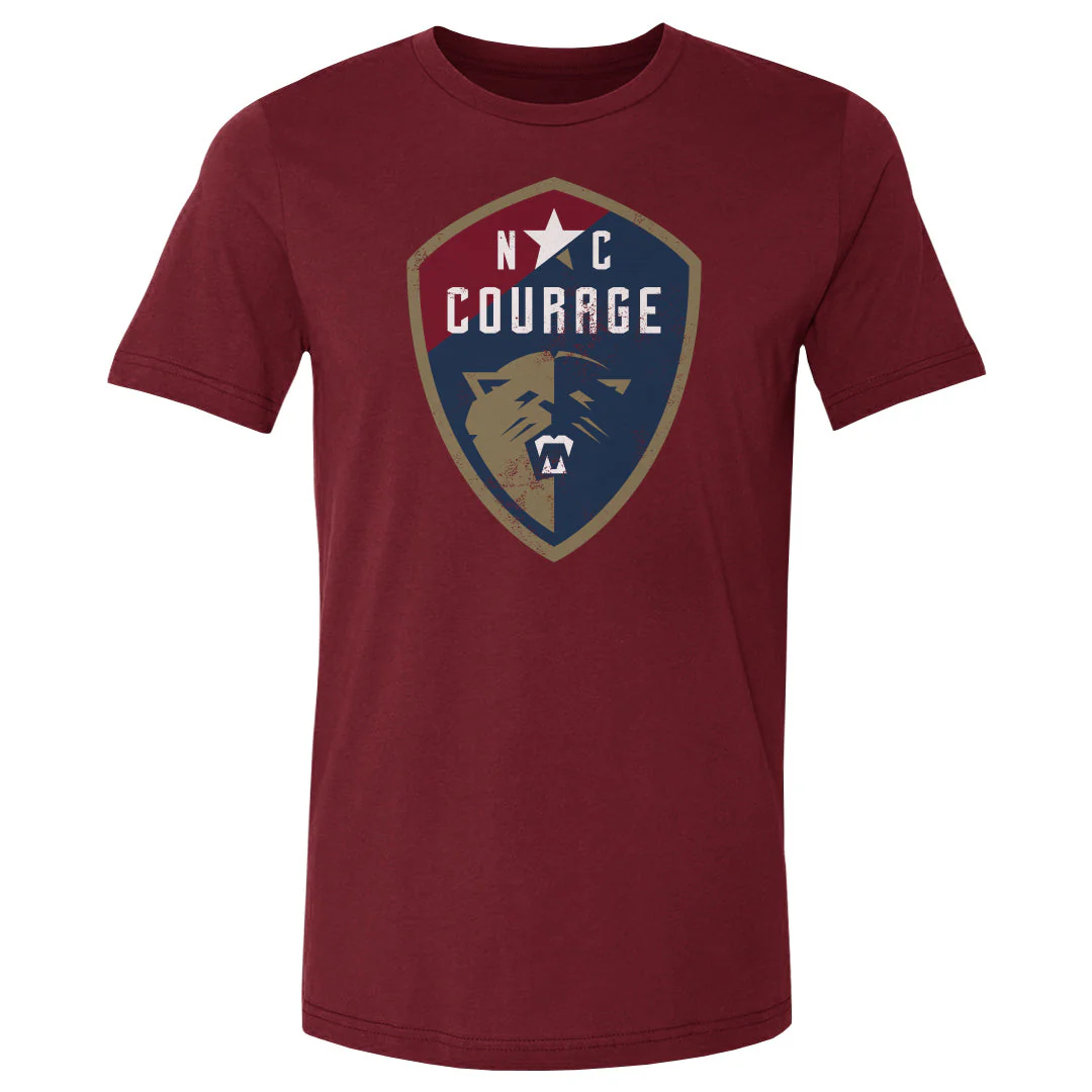 Unisex NC Courage Vintage Primary Logo Tee - Image 9