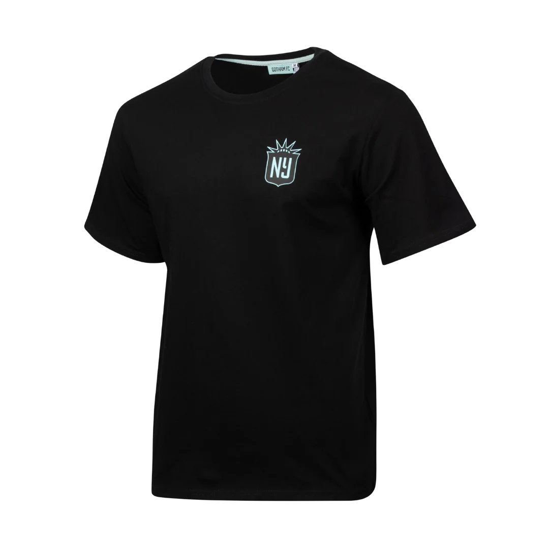 Unisex NJ/NY Gotham FC Black Scripted Tee - Image 2