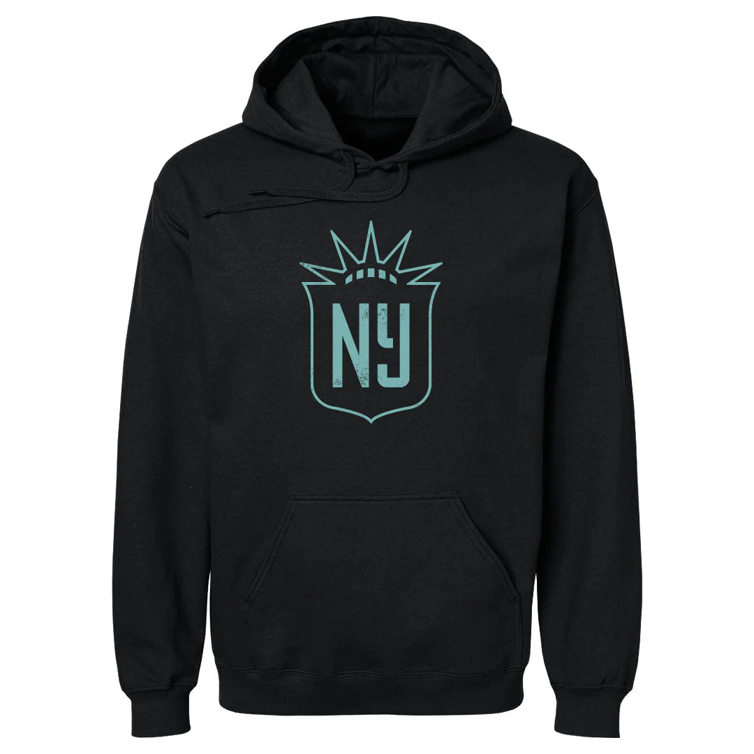Unisex NJ/NY Gotham FC Black Vintage Primary Logo Hoodie