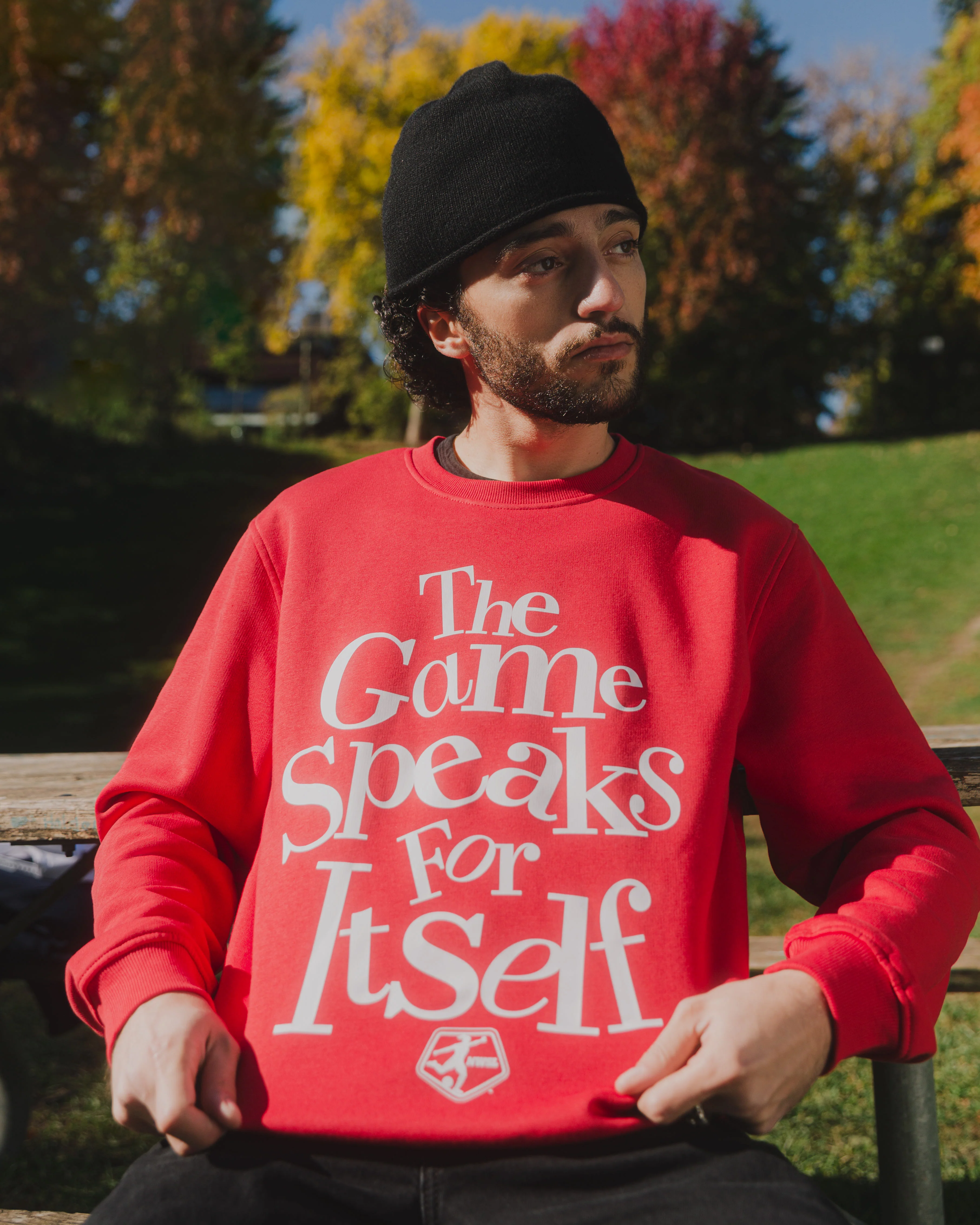 Unisex NWSL Game Speaks Red Crewneck