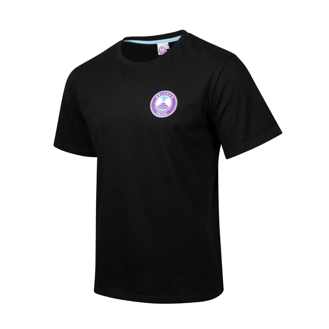Unisex Orlando Pride Black Scripted Tee - Image 2