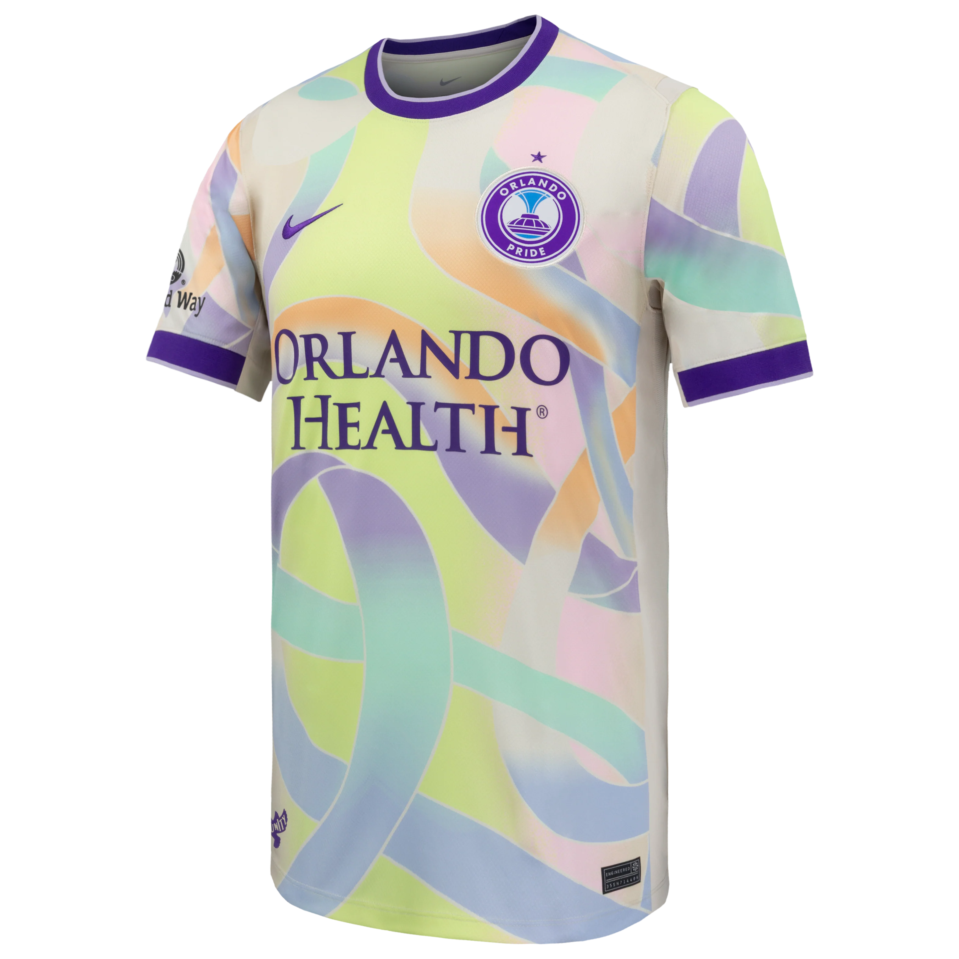 2026 Unisex Orlando Pride Nike Secondary Unity Replica Customizable Jersey - Image 3