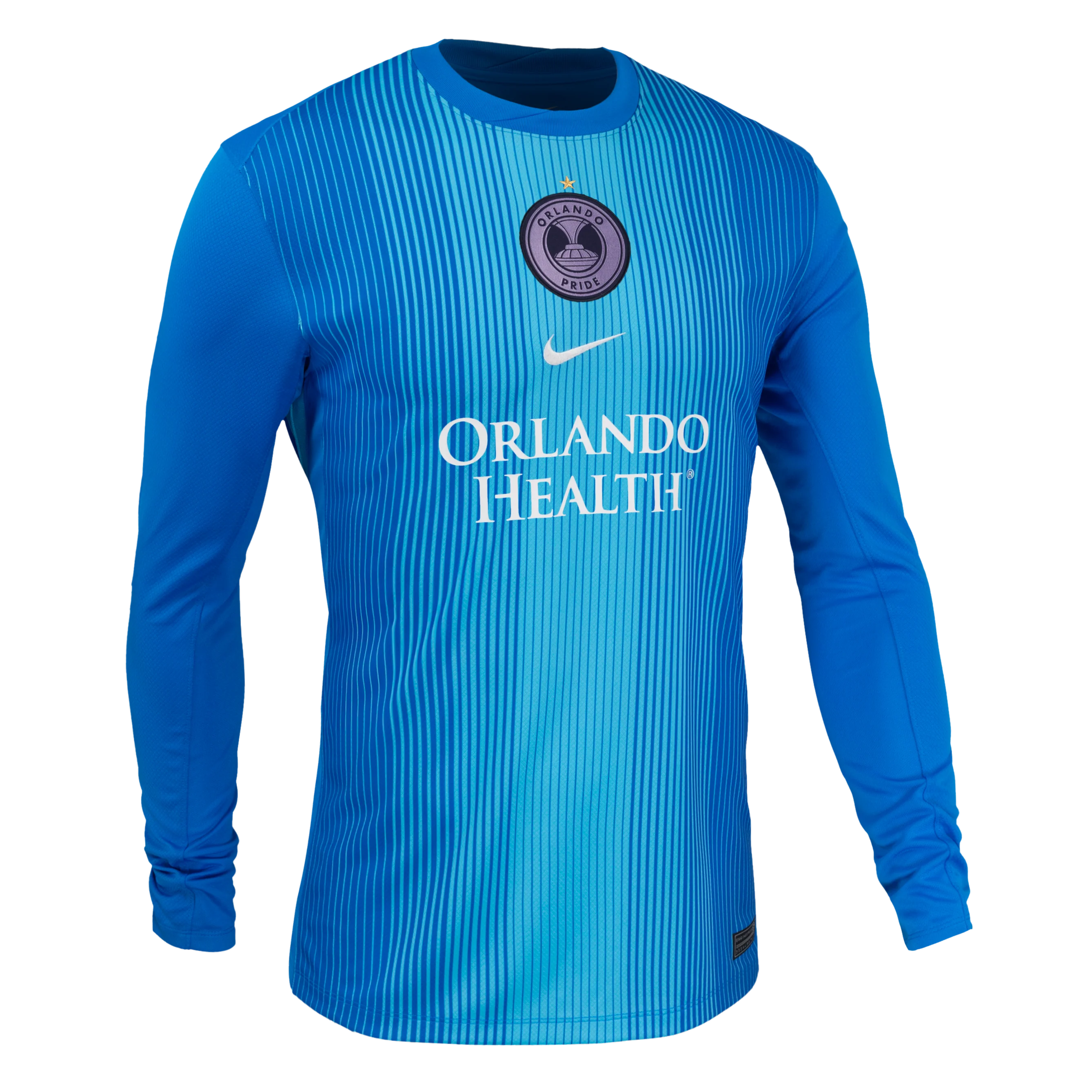 Unisex Orlando Pride Nike Blue 2025 Replica Goalkeeper Jersey - Image 3