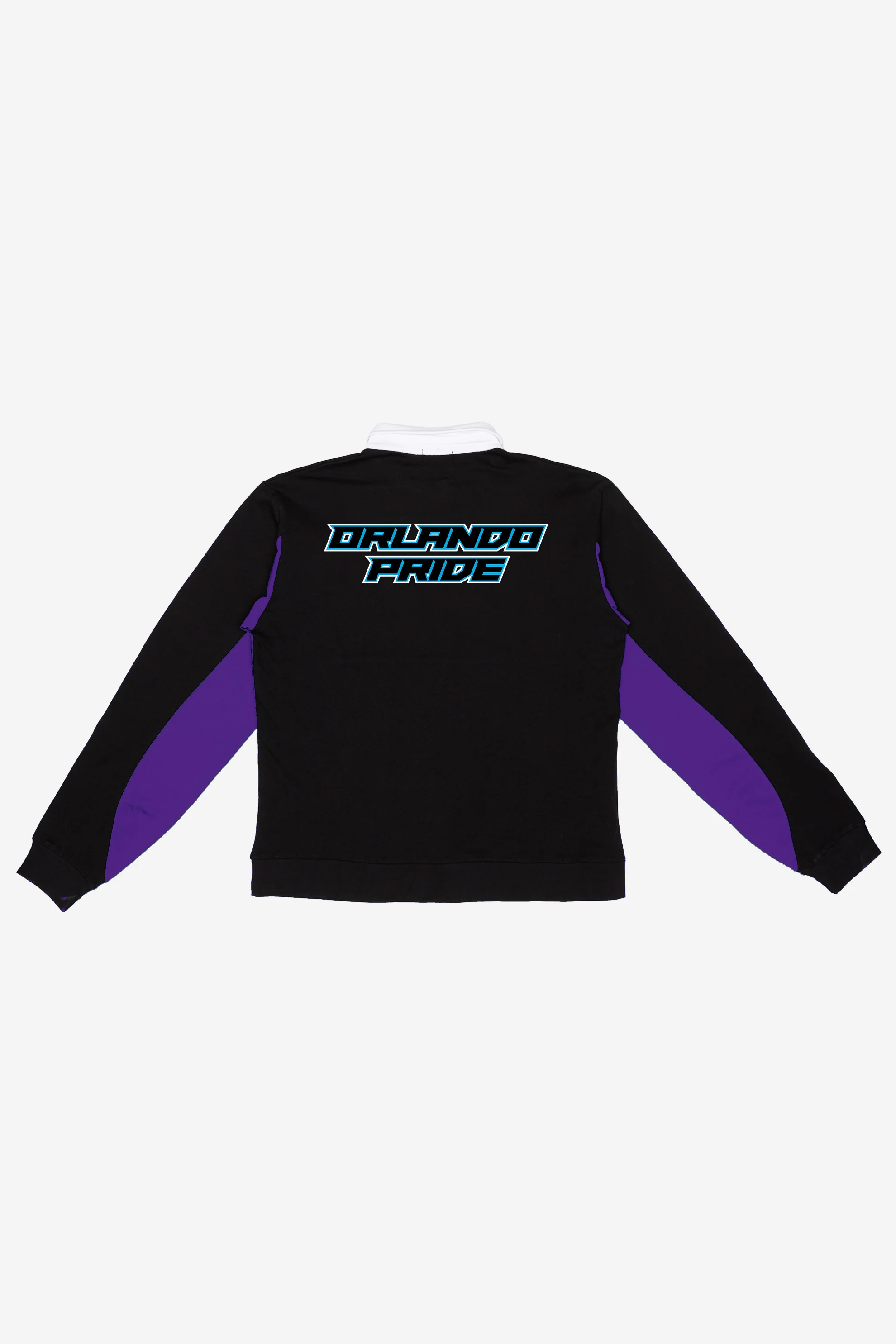 Unisex Orlando Pride Oversized Long Sleeve Rugby Sweater - Image 2