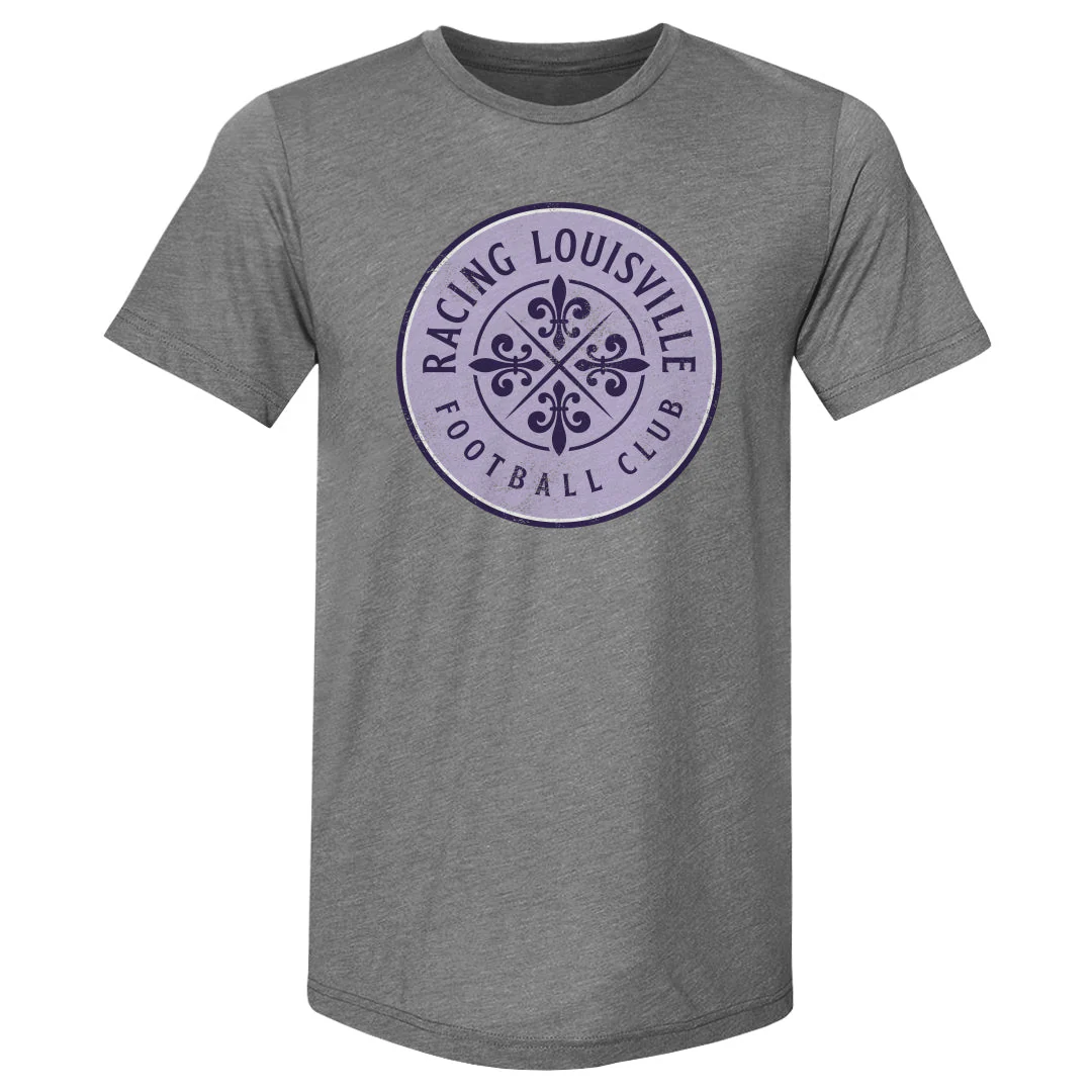 Unisex Racing Louisville Black Vintage Primary Logo Slim-Fit Tee - Image 2