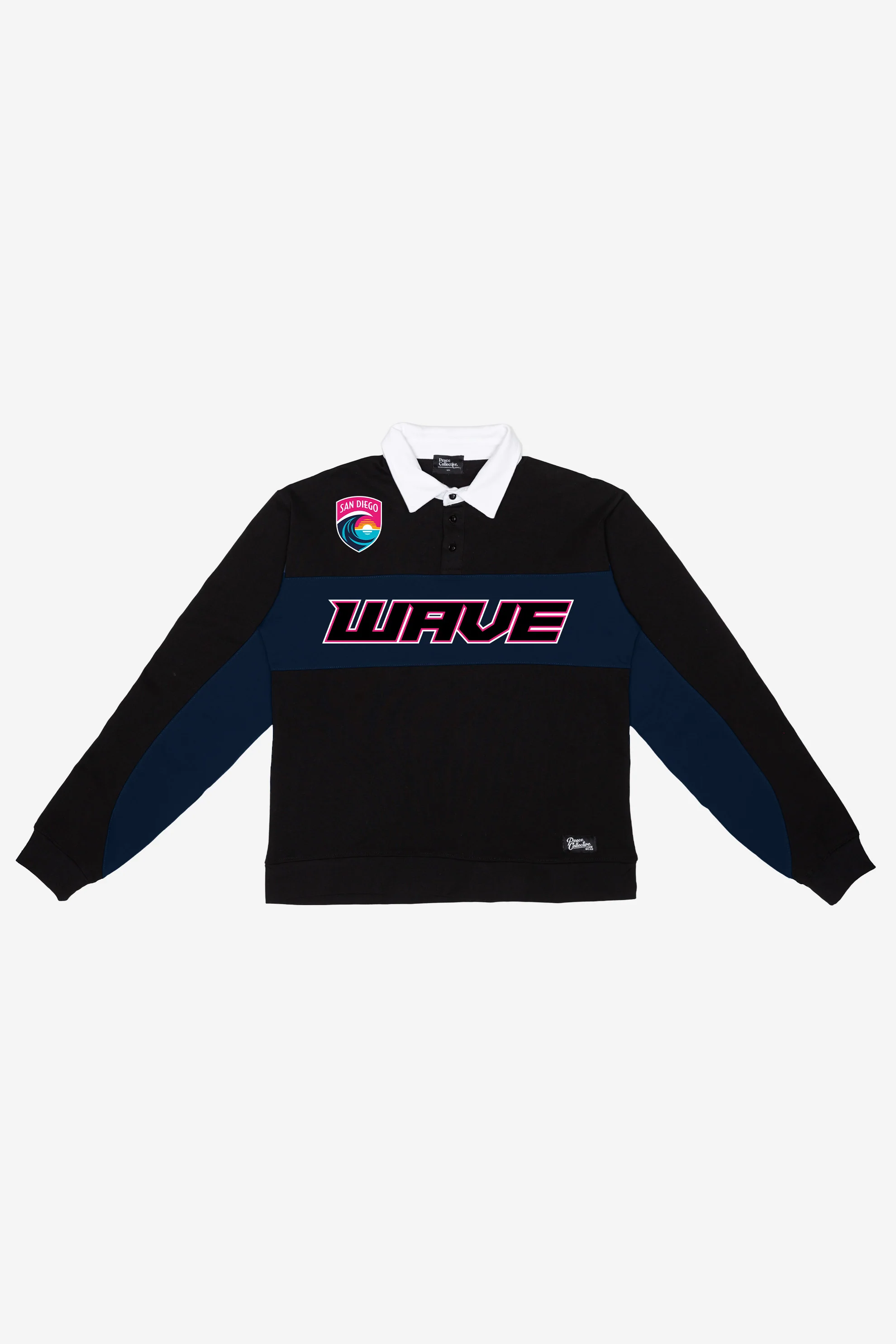 Unisex San Diego Wave FC Oversized Long Sleeve Rugby Sweater