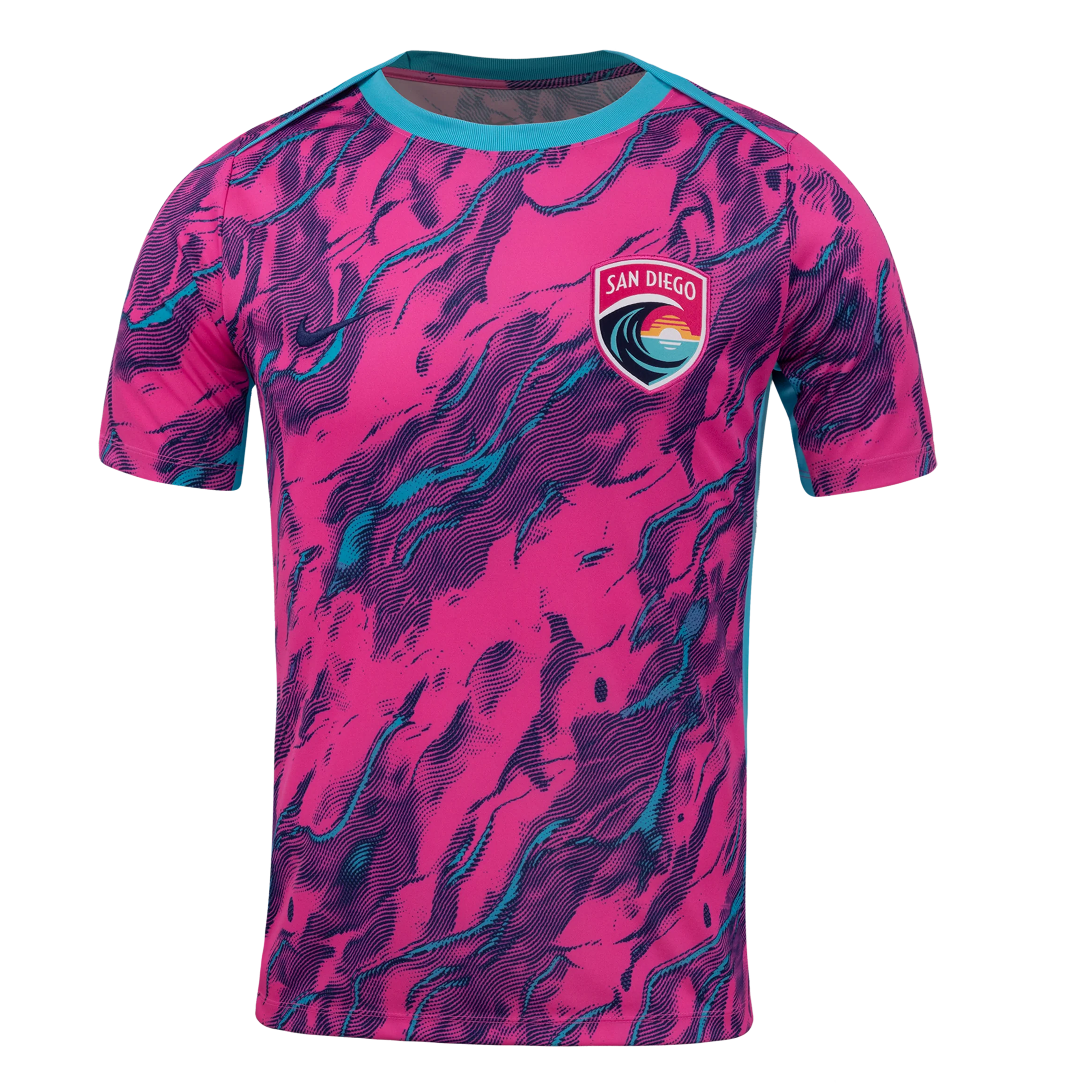 Unisex San Diego Wave Nike Pink 2025 Pre-Match Top
