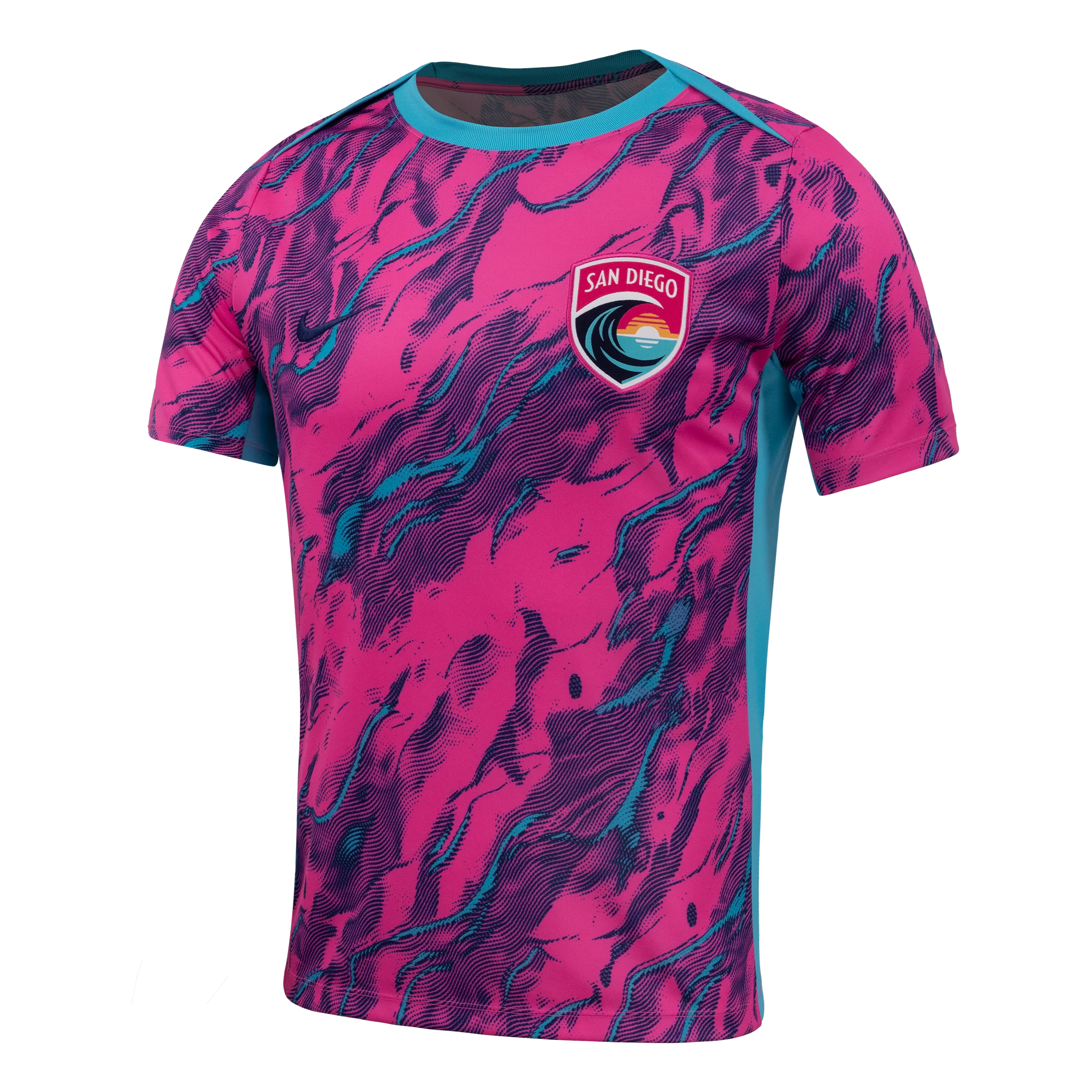 Unisex San Diego Wave Nike Pink 2025 Pre-Match Top - Image 2