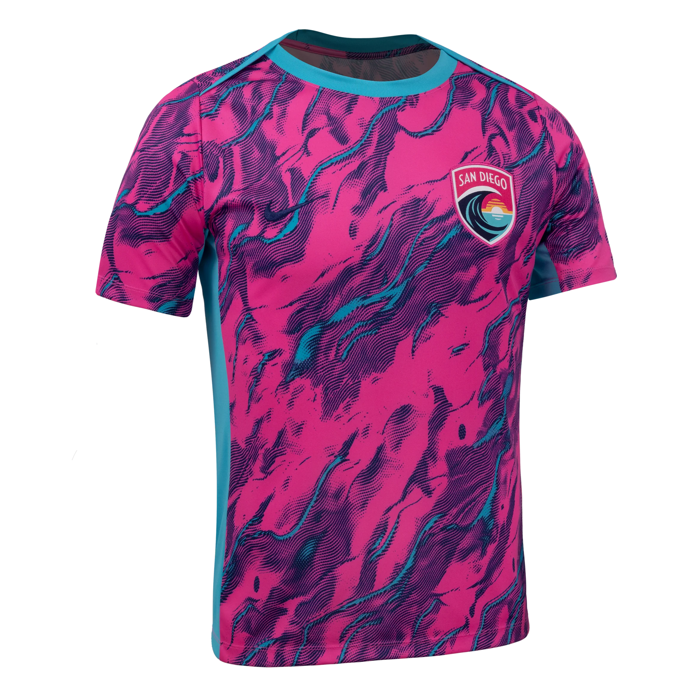 Unisex San Diego Wave Nike Pink 2025 Pre-Match Top - Image 3