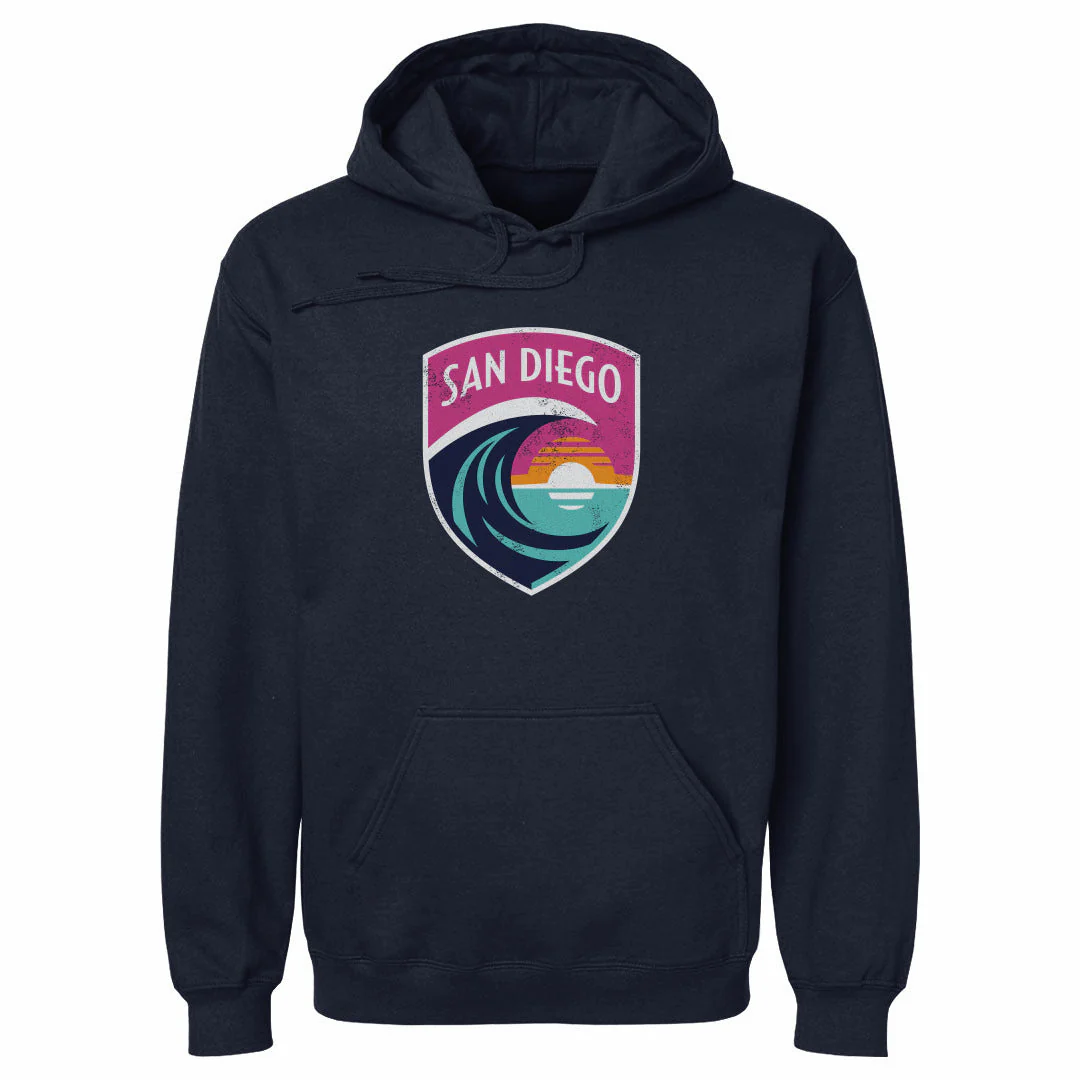 Unisex San Diego Wave Vintage Primary Logo Hoodie