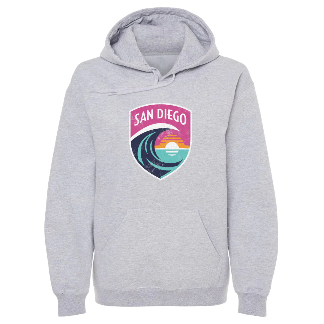 Unisex San Diego Wave Vintage Primary Logo Hoodie - Image 2