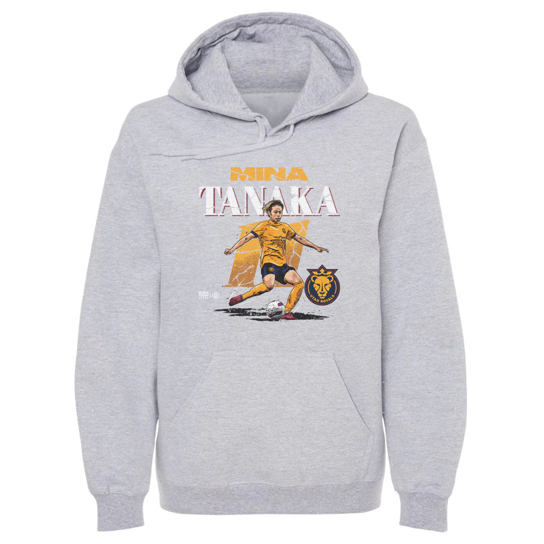 Unisex Utah Royals Mina Tanaka Cracked Number Hoodie