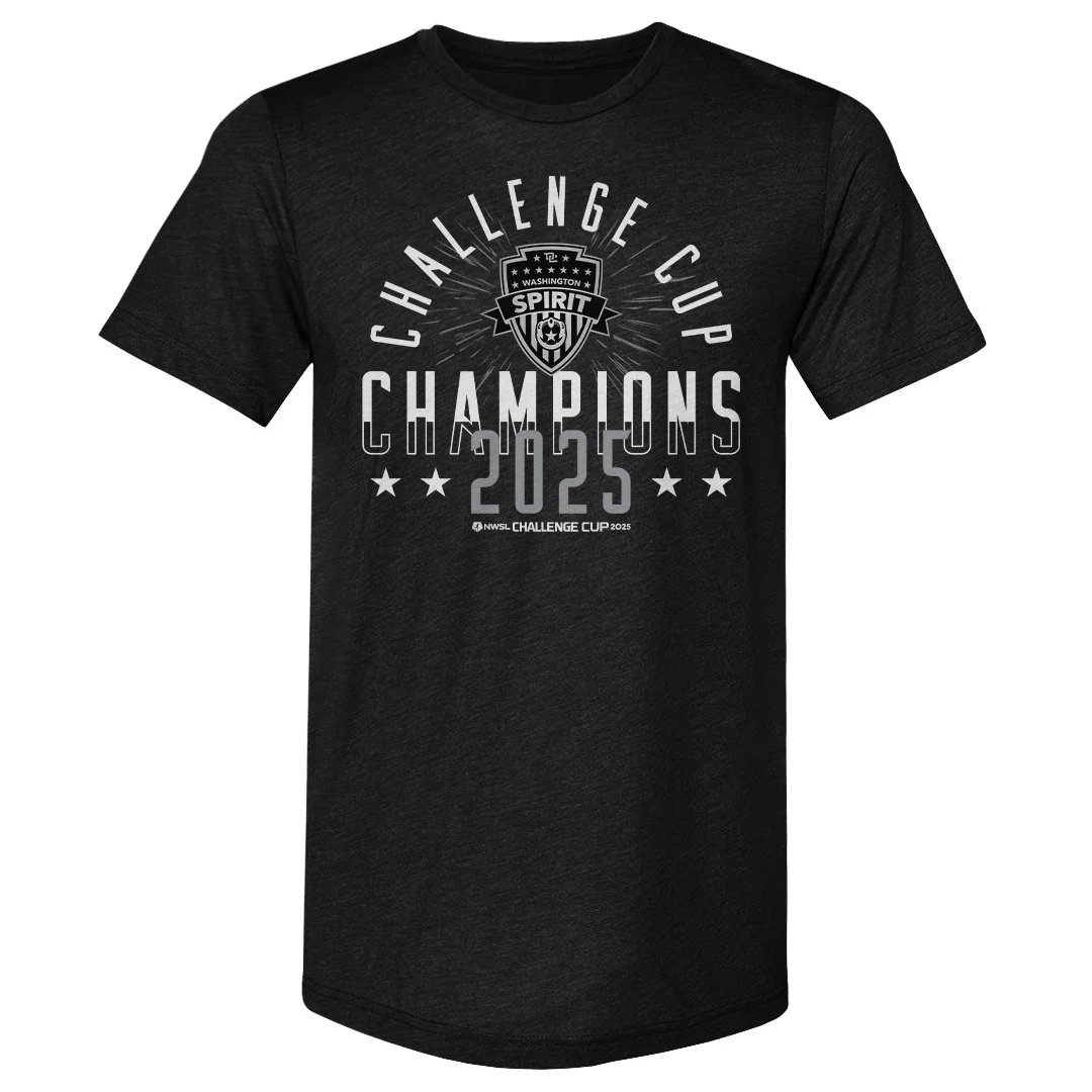 Unisex Washington Spirit 2025 Challenge Cup Champions Tee