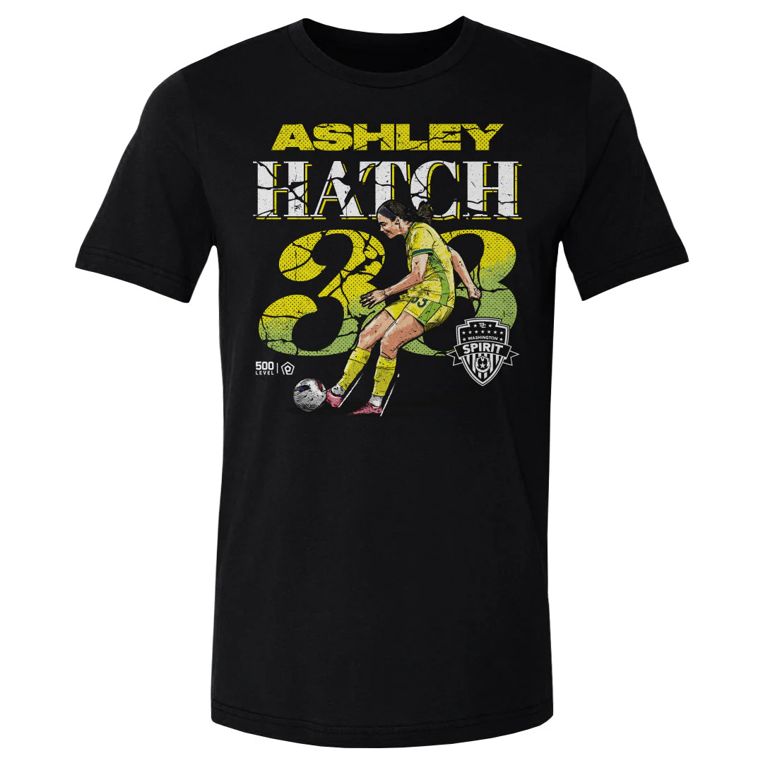 Unisex Washington Spirit Ashley Hatch Cracked Number Tee - Image 2