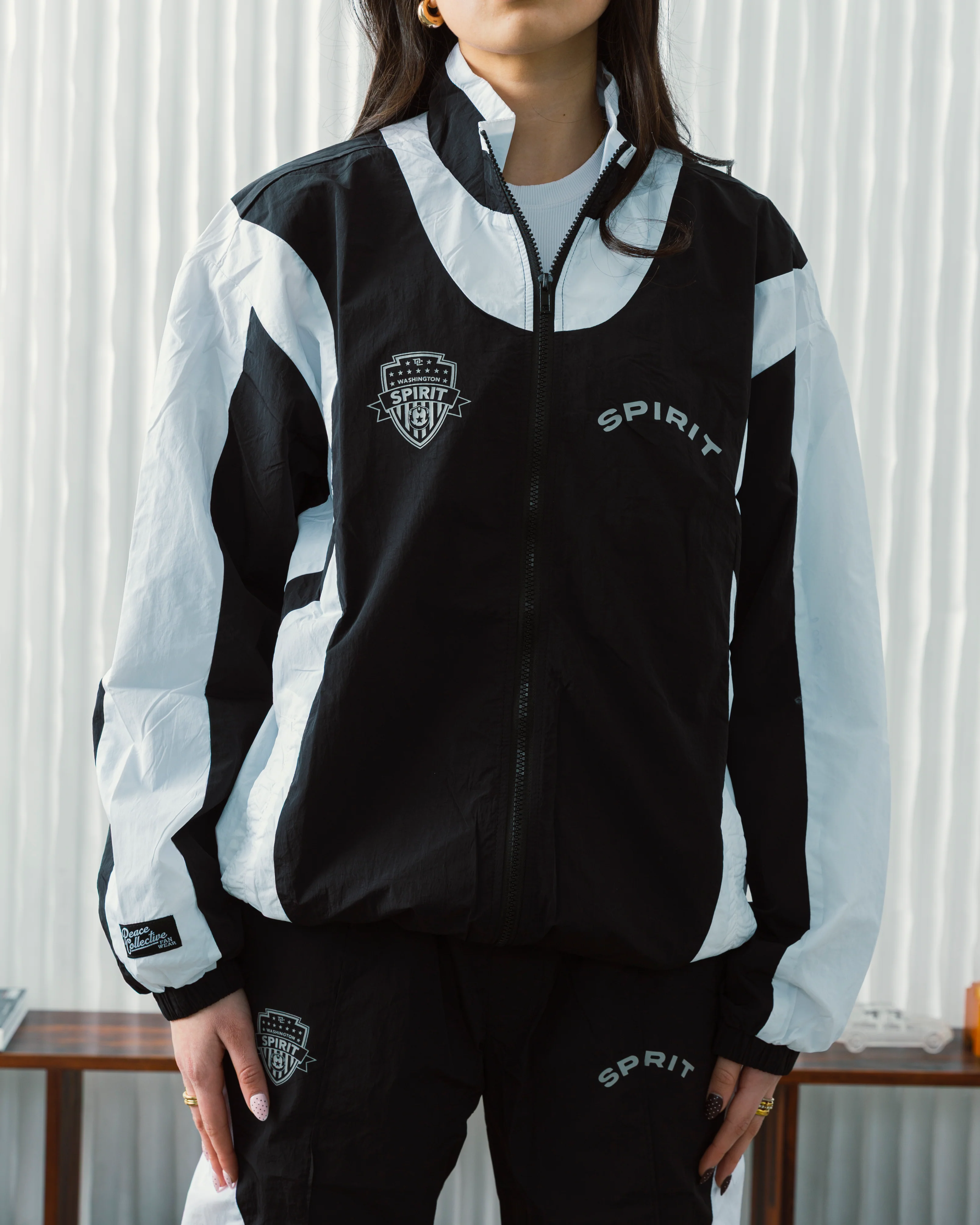Unisex Washington Spirit Color Block Track Jacket - Image 5