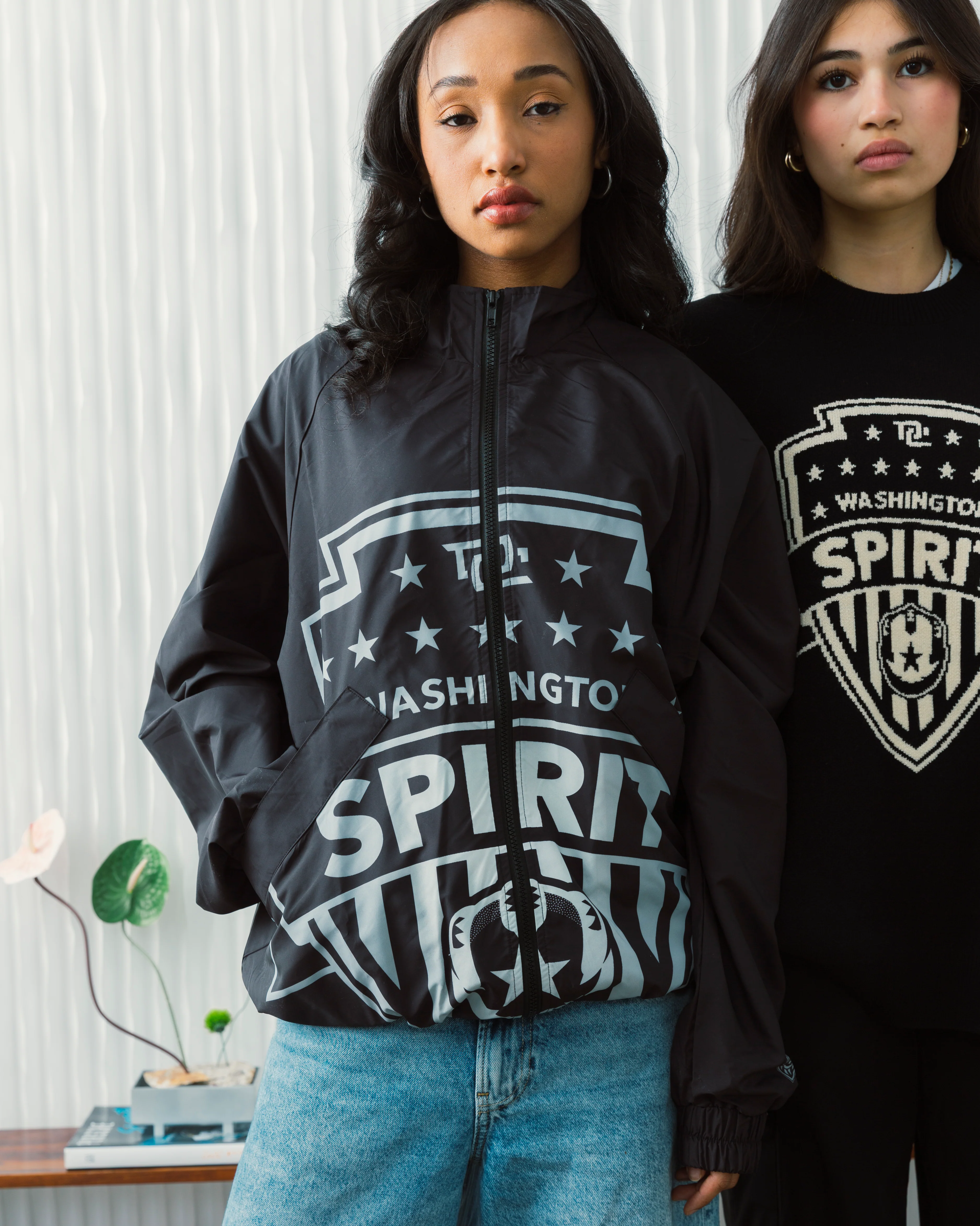 Unisex Washington Spirit Emblem Nylon Jacket - Image 3