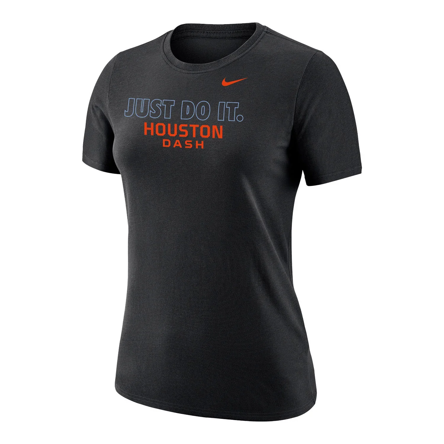 Women's Houston Dash Nike Black Just Do It Tee