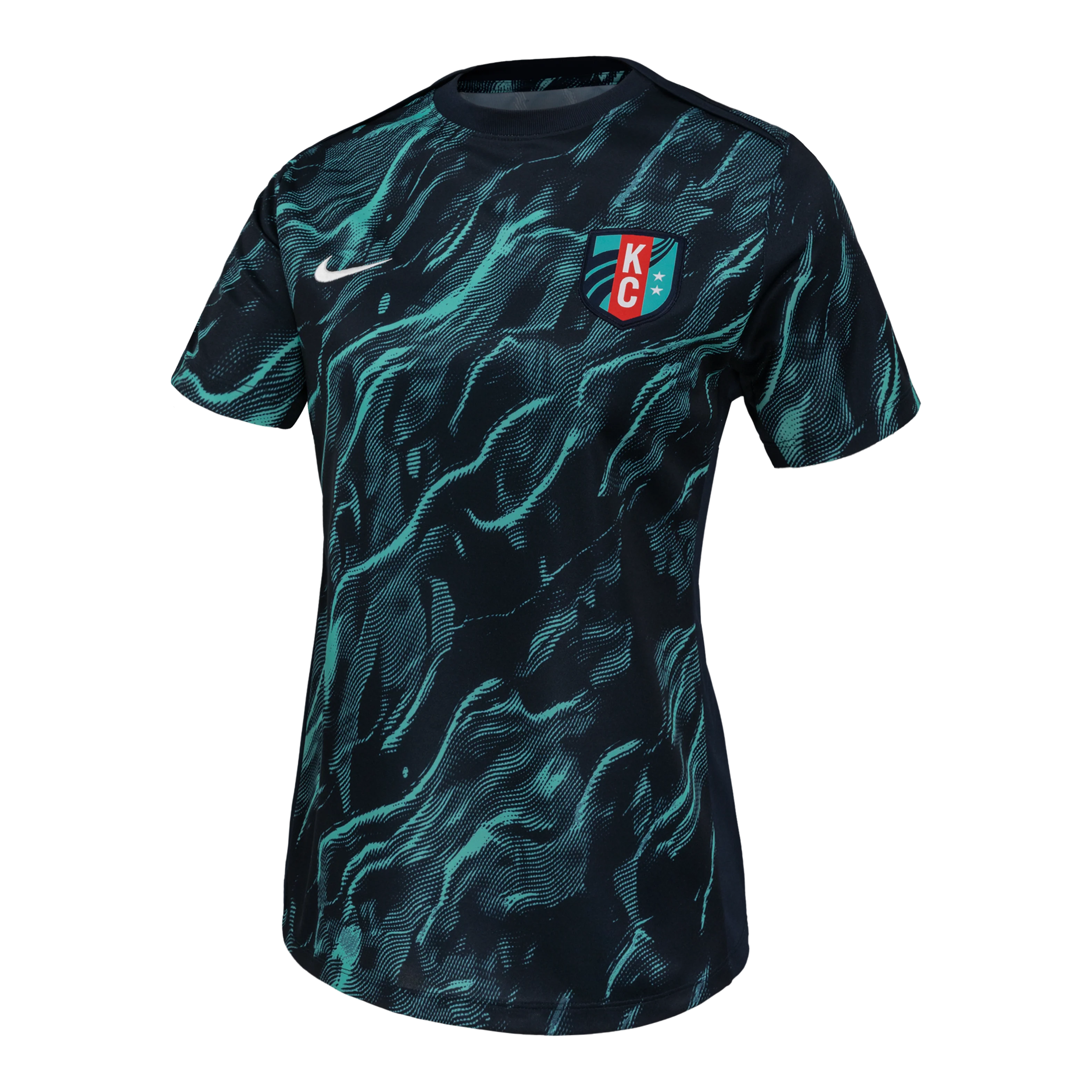 Women's KC Current Nike Black 2025 Pre-Match Top - Image 2