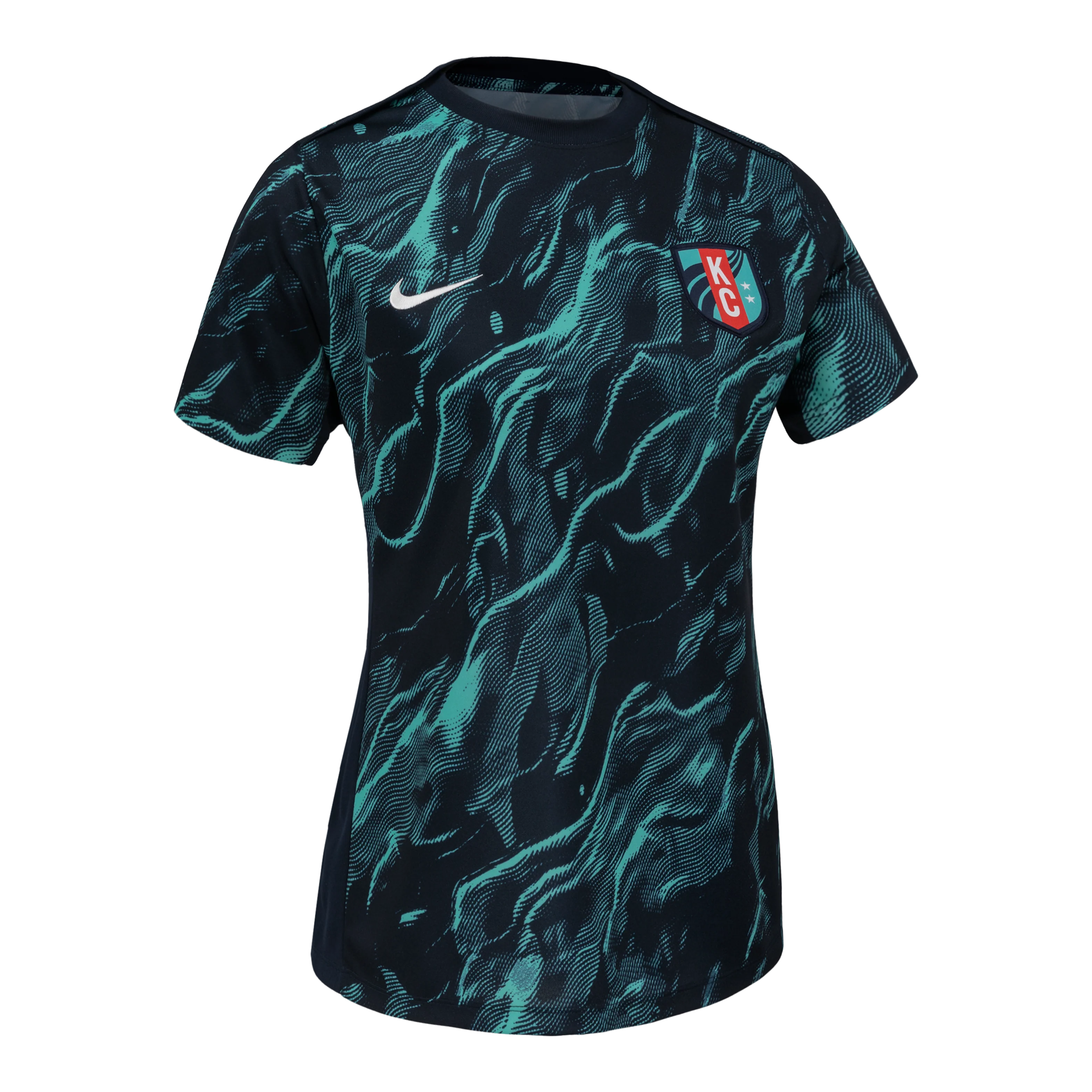 Women's KC Current Nike Black 2025 Pre-Match Top - Image 3