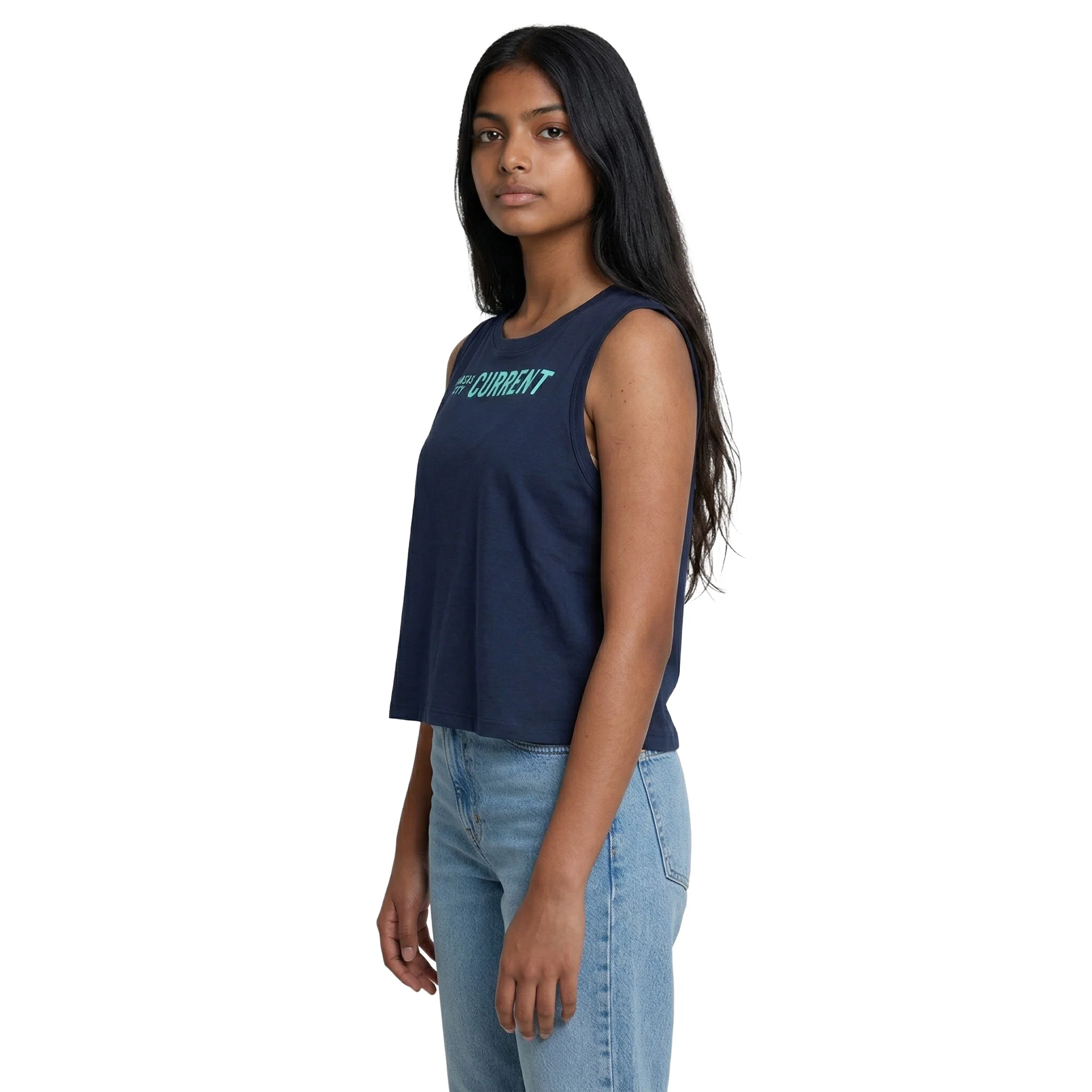 Women's KC Current North Cropped Tank - Image 2