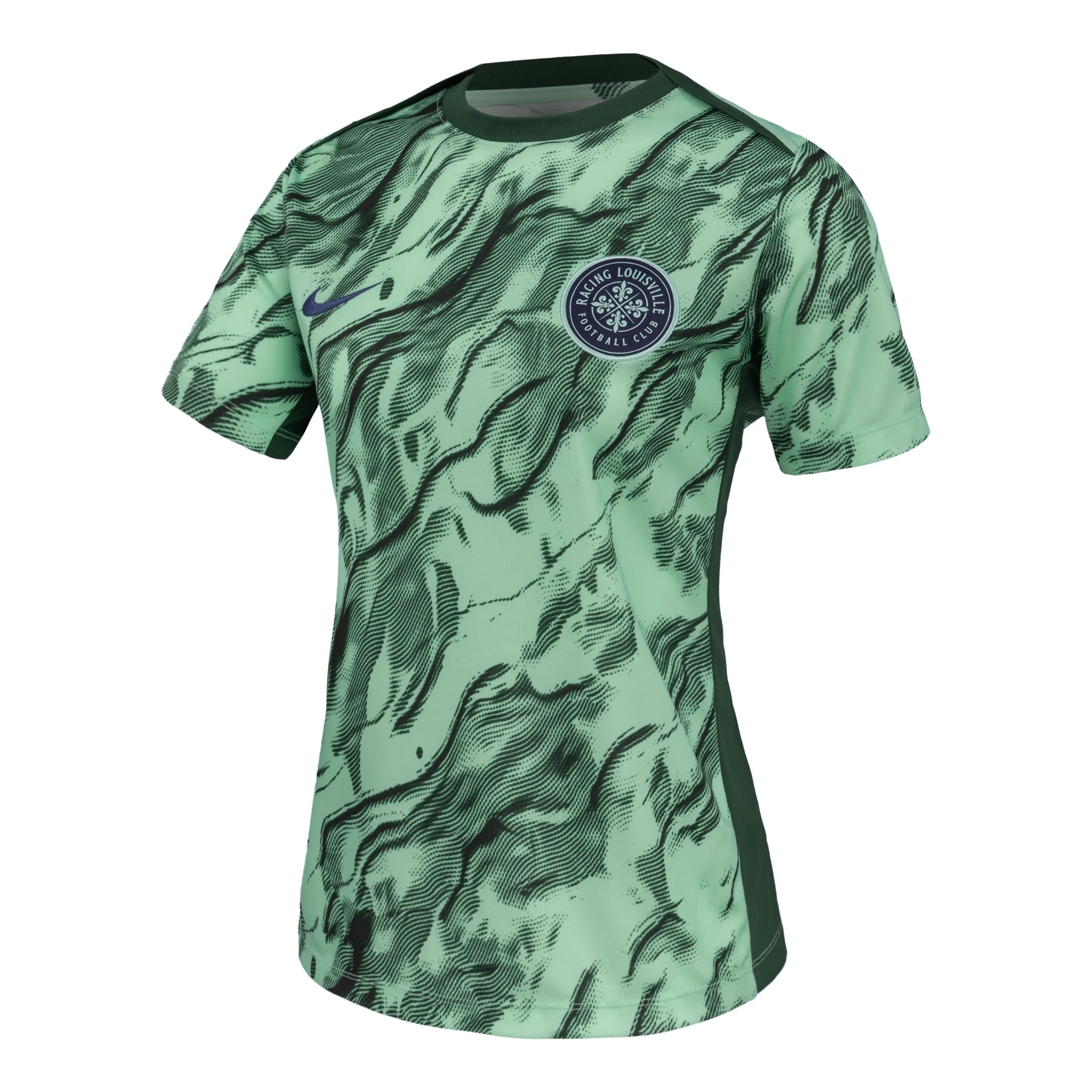 Women's Racing Louisville Nike Green 2025 Pre-Match Top - Image 2