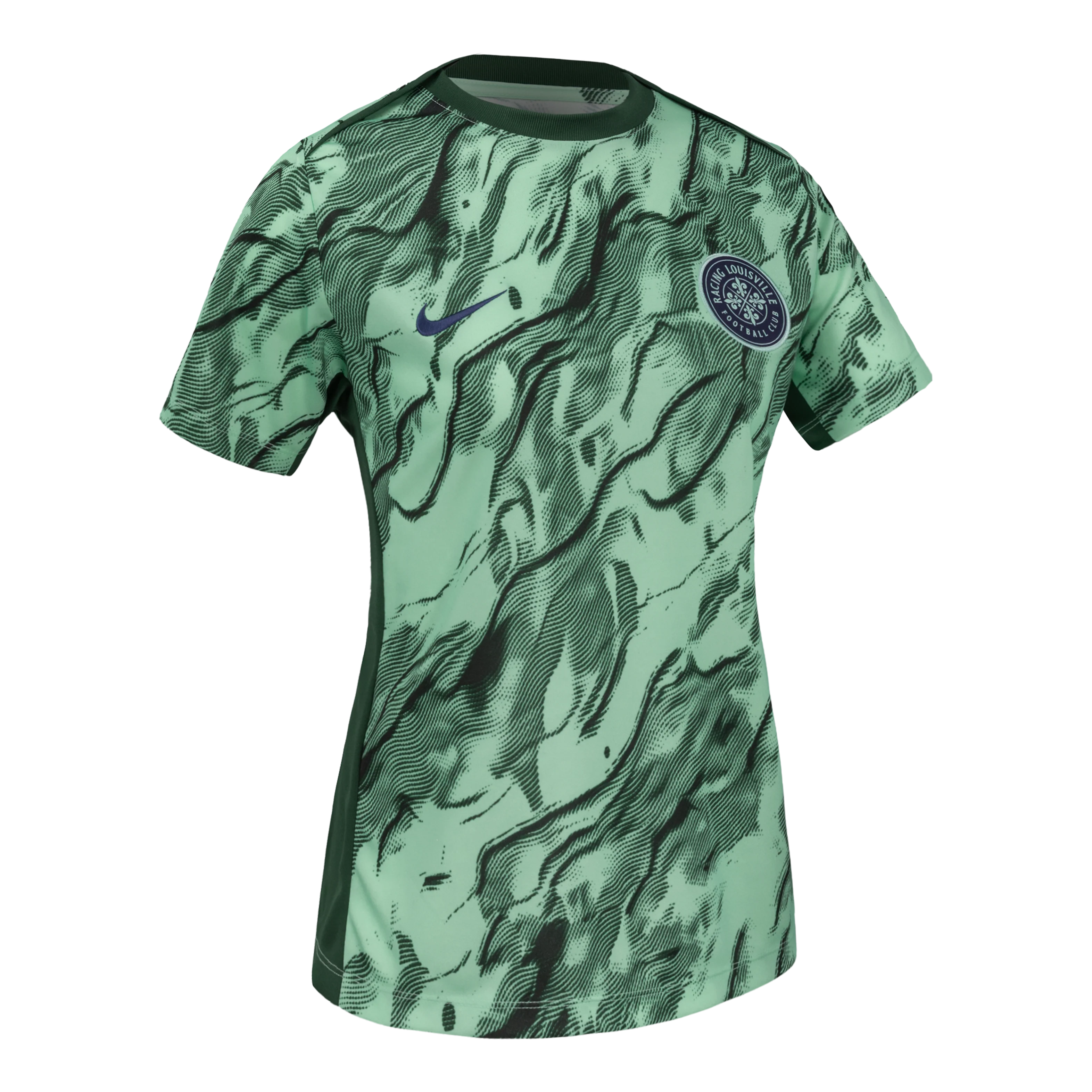 Women's Racing Louisville Nike Green 2025 Pre-Match Top - Image 3