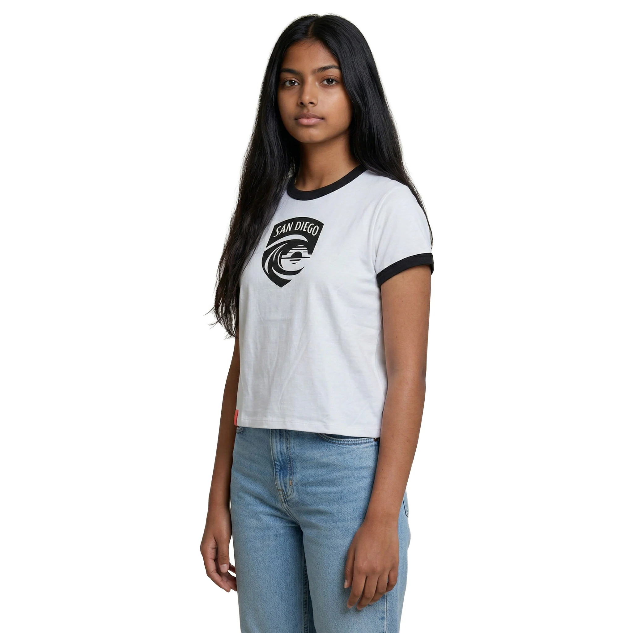 Women's San Diego Wave FC Nora Cropped Tee - Image 2