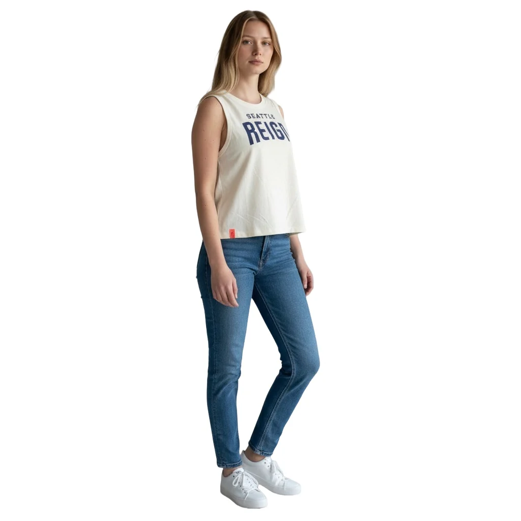 Women's Seattle Reign FC North Cropped Tank - Image 2