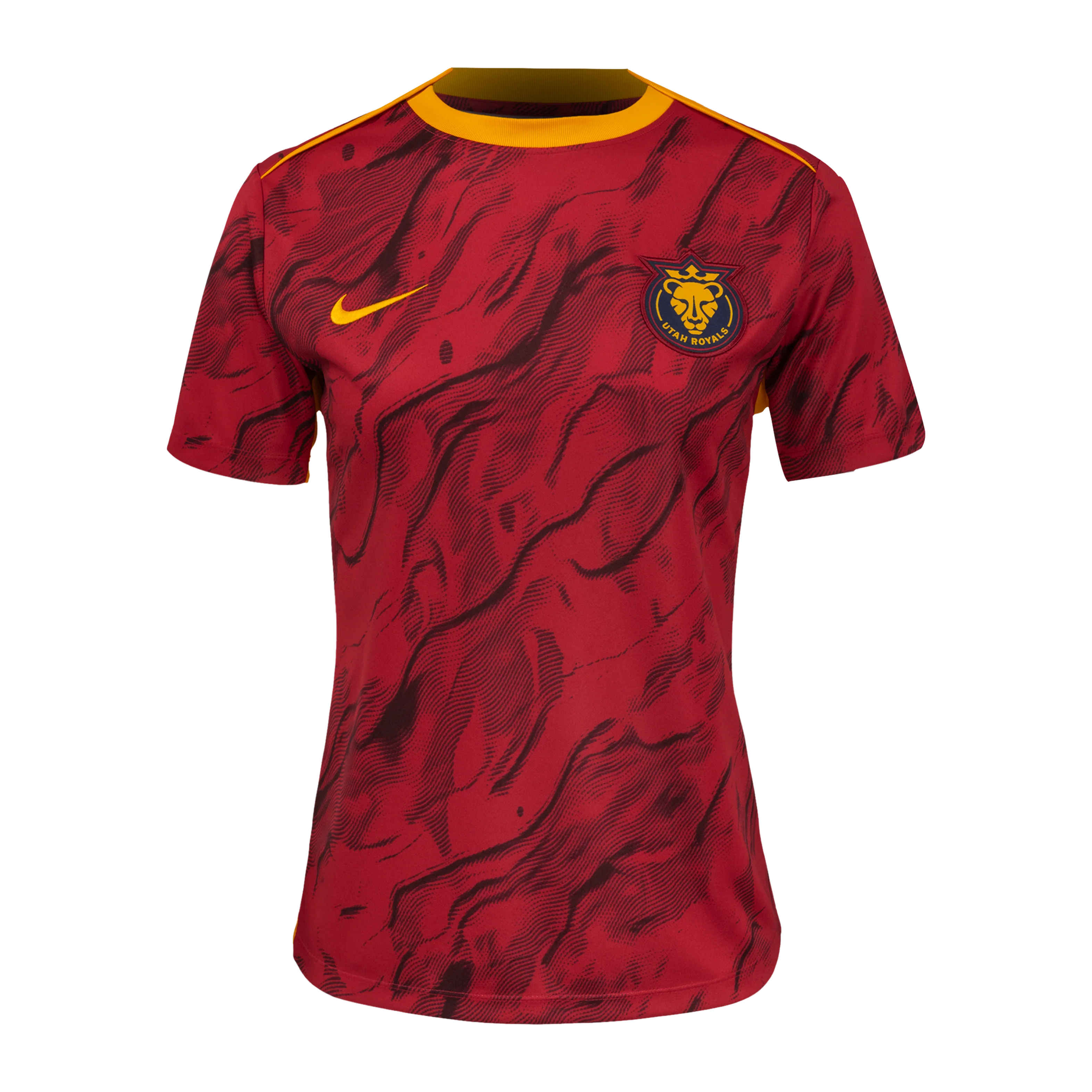 Women's Utah Royals Nike Burgundy 2025 Pre-Match Top