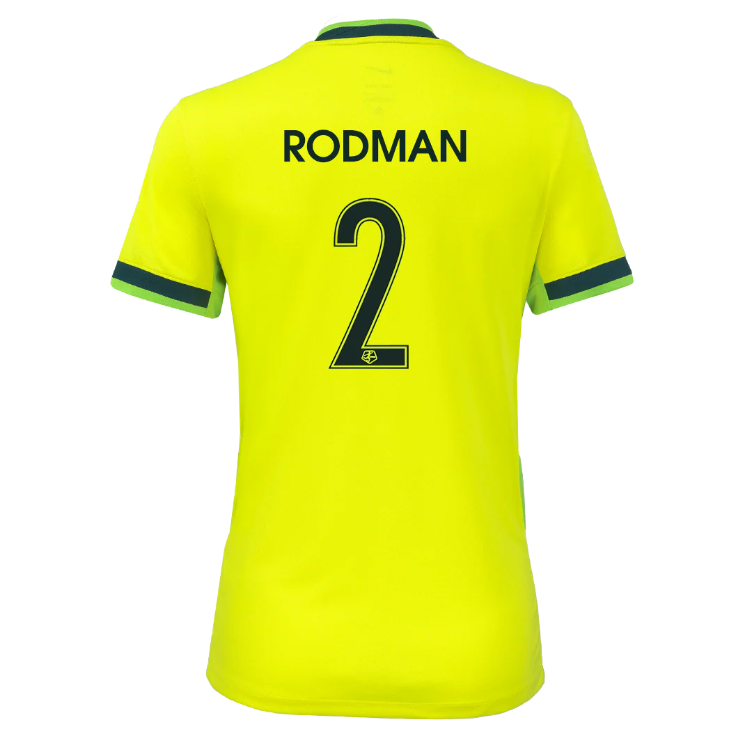 Women's Washington Spirit Nike Yellow Secondary Replica Trinity Rodman Jersey